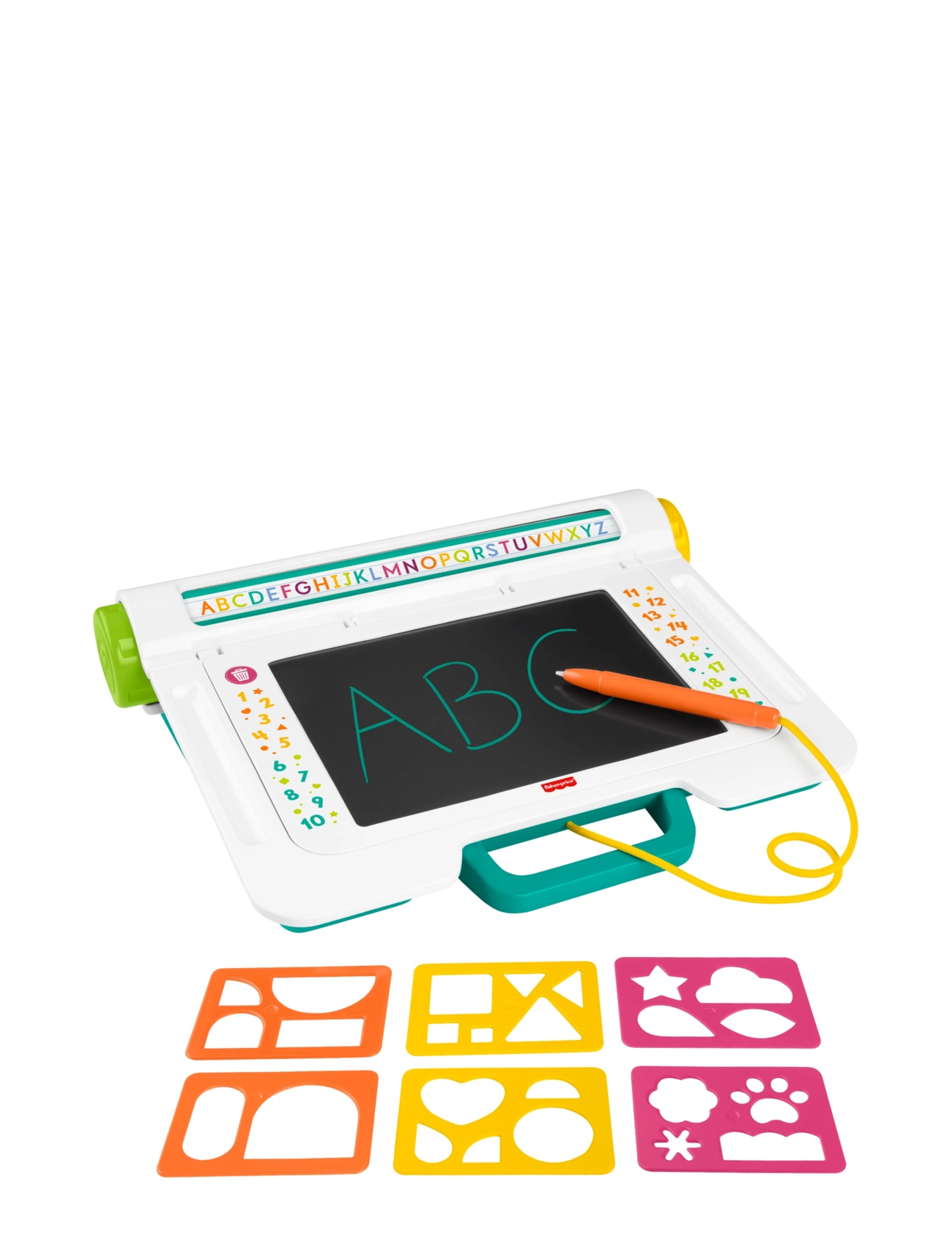 FISHER-Preis Learn & Doodle Desk, Mess-Free Writing & Drawing Tablet With Lcd Screen For Kinder Patterned - One Size - Kinder