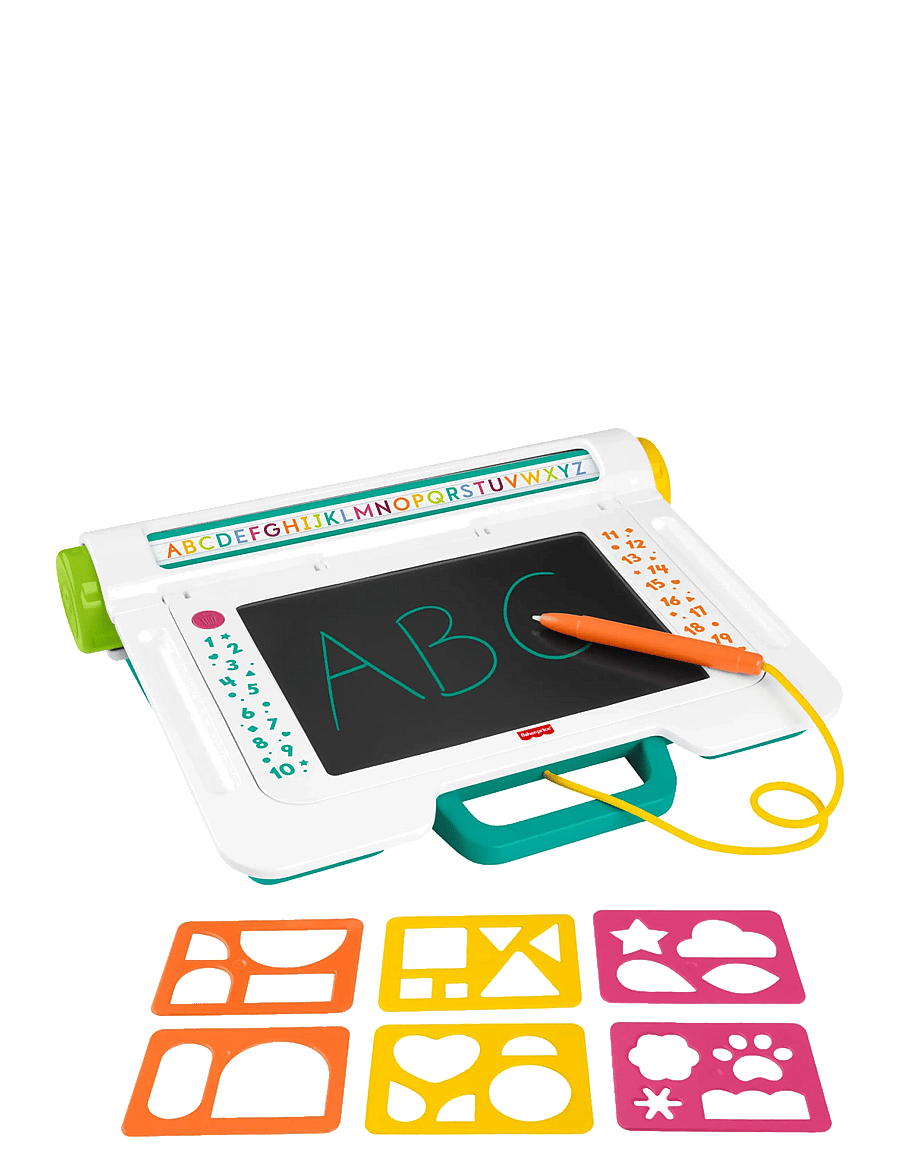 Fisher-Price - Learn & Doodle Desk, Mess-Free Writing & Drawing Tablet with LCD Screen for Kids - joonistustahvlid - multi color - 1