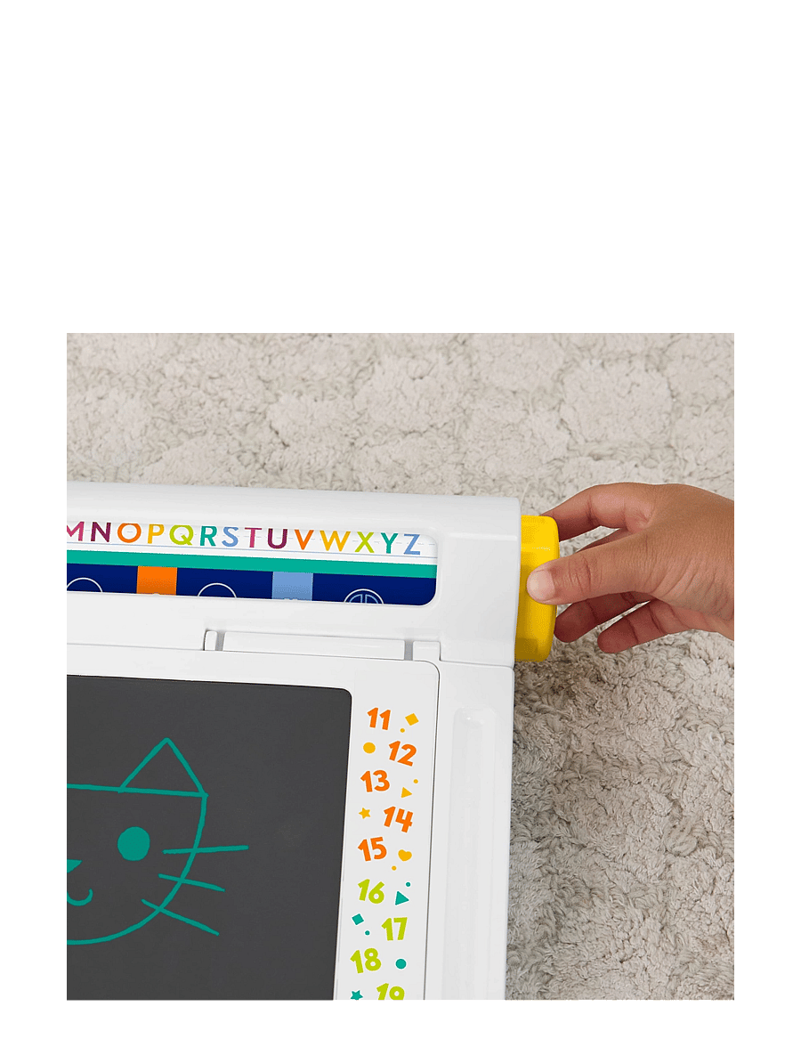 Fisher-Price - Learn & Doodle Desk, Mess-Free Writing & Drawing Tablet with LCD Screen for Kids - zeichenbretter - multi color - 4