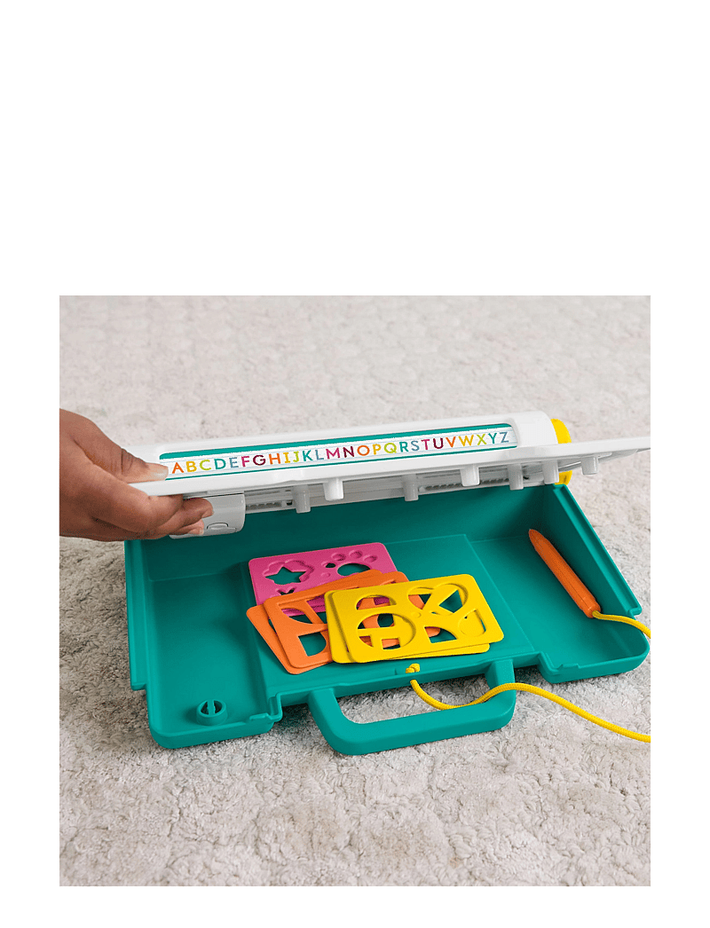 Fisher-Price - Learn & Doodle Desk, Mess-Free Writing & Drawing Tablet with LCD Screen for Kids - zeichenbretter - multi color - 5