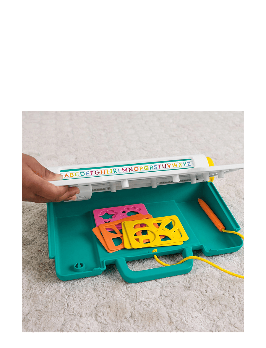 Fisher-Price - Learn & Doodle Desk, Mess-Free Writing & Drawing Tablet with LCD Screen for Kids - zeichenbretter - multi color - 5