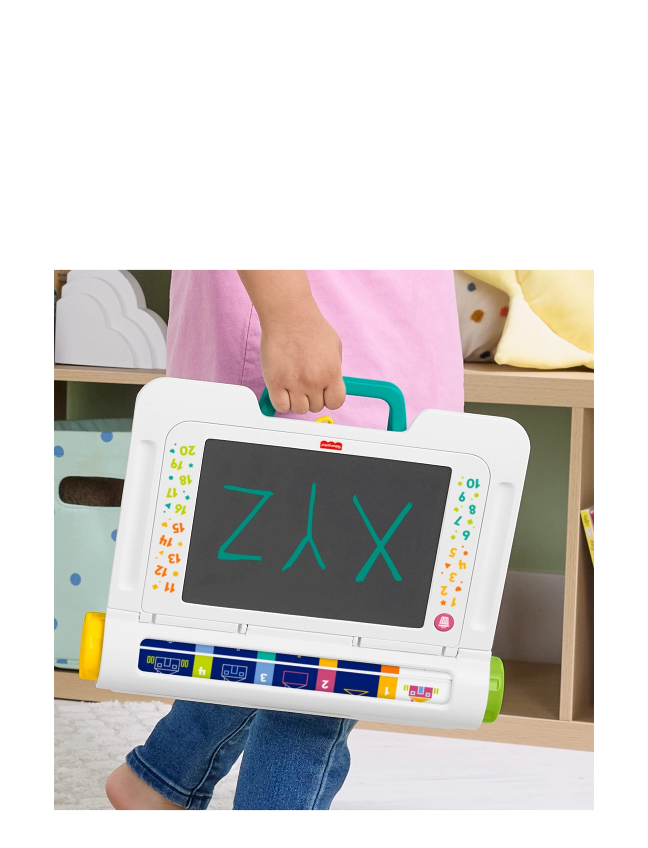 Fisher-Price - Learn & Doodle Desk, Mess-Free Writing & Drawing Tablet with LCD Screen for Kids - zeichnen - multi color - 5