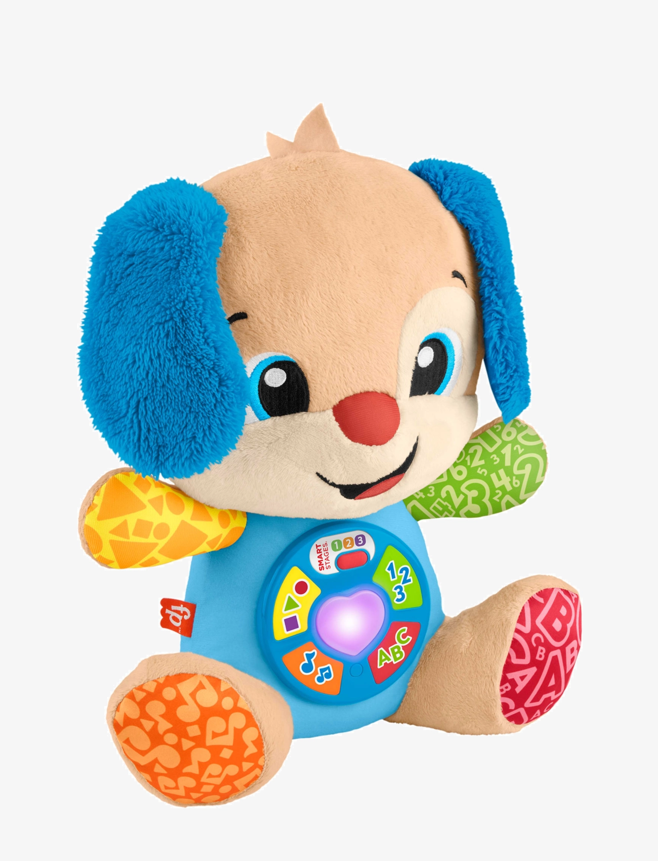 Fisher-Price - Laugh & Learn Smart Stages Puppy Plush Baby Musical Learning Toy, Multilanguage Version - jouets interactifs - multi color - 2