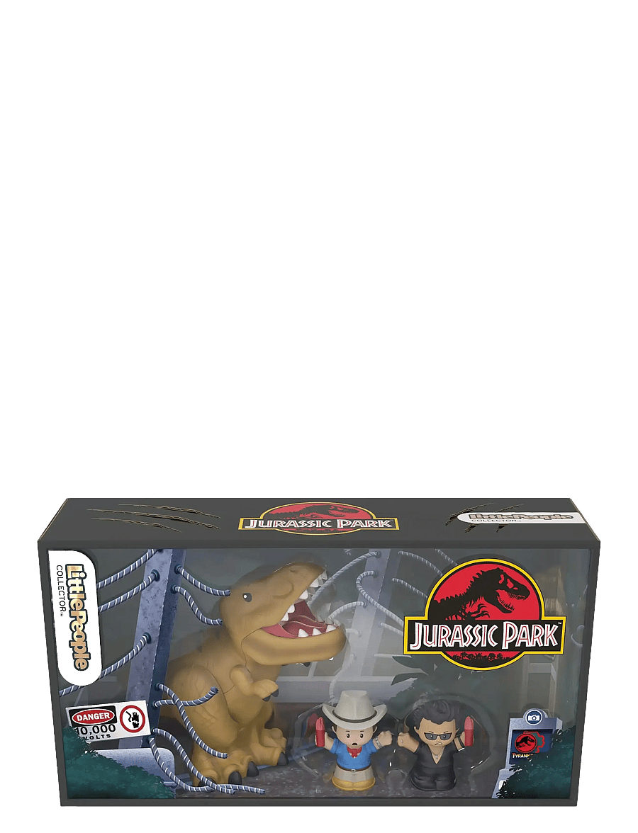 Fisher-Price - Little People Collector Jurassic Park Movie Special Edition Set with Dinosaur for Adults & Fans - actionfigurer - multi color - 2