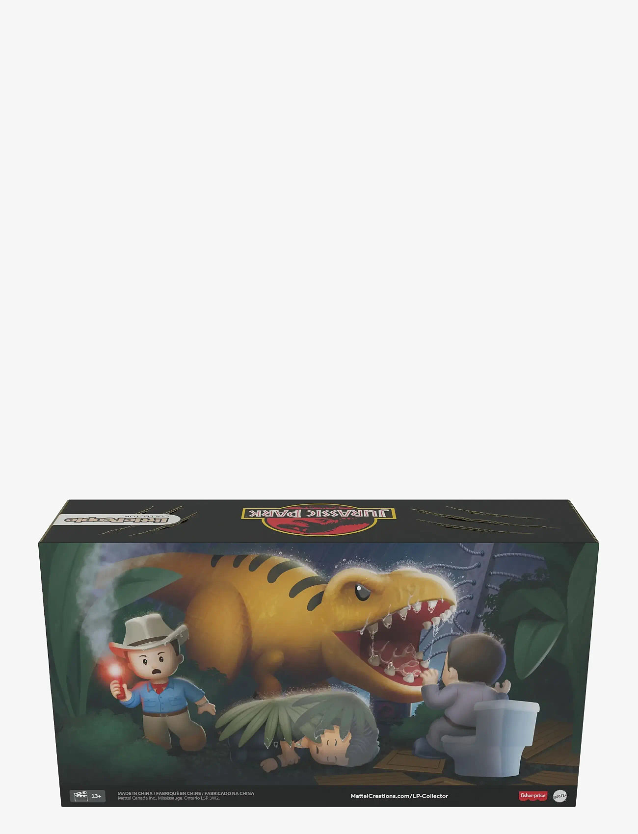 Fisher-Price - Little People Collector Jurassic Park Movie Special Edition Set with Dinosaur for Adults & Fans - actionfigurer - multi color - 3
