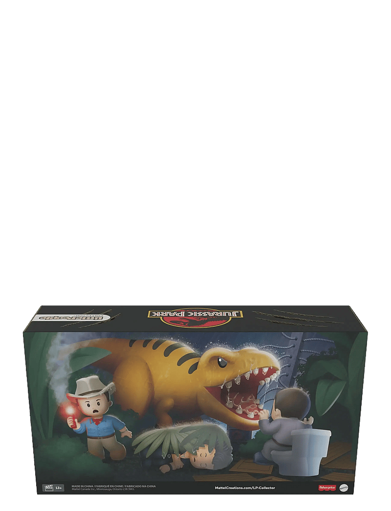Fisher-Price - Little People Collector Jurassic Park Movie Special Edition Set with Dinosaur for Adults & Fans - action-figuren - multi color - 3