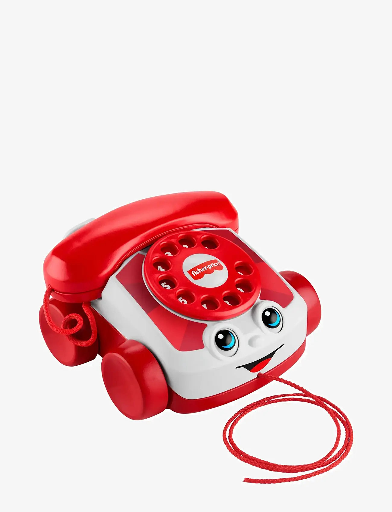 Fisher-Price - Red Chatter Telephone Baby & Toddler Pull Toy, Mattel 80th Anniversary Edition - tõmmatavad mänguasjad - multi color - 2