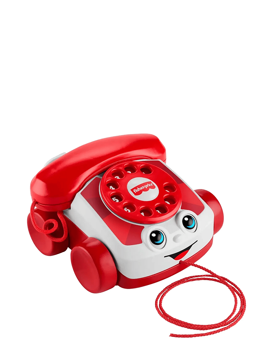 Fisher-Price - Red Chatter Telephone Baby & Toddler Pull Toy, Mattel 80th Anniversary Edition - die niedrigsten preise - multi color - 1