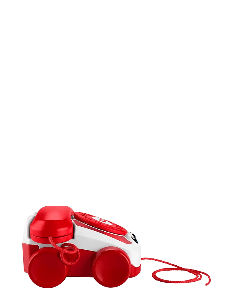 Fisher-Price - Red Chatter Telephone Baby & Toddler Pull Toy, Mattel 80th Anniversary Edition - tõmmatavad mänguasjad - multi color - 3