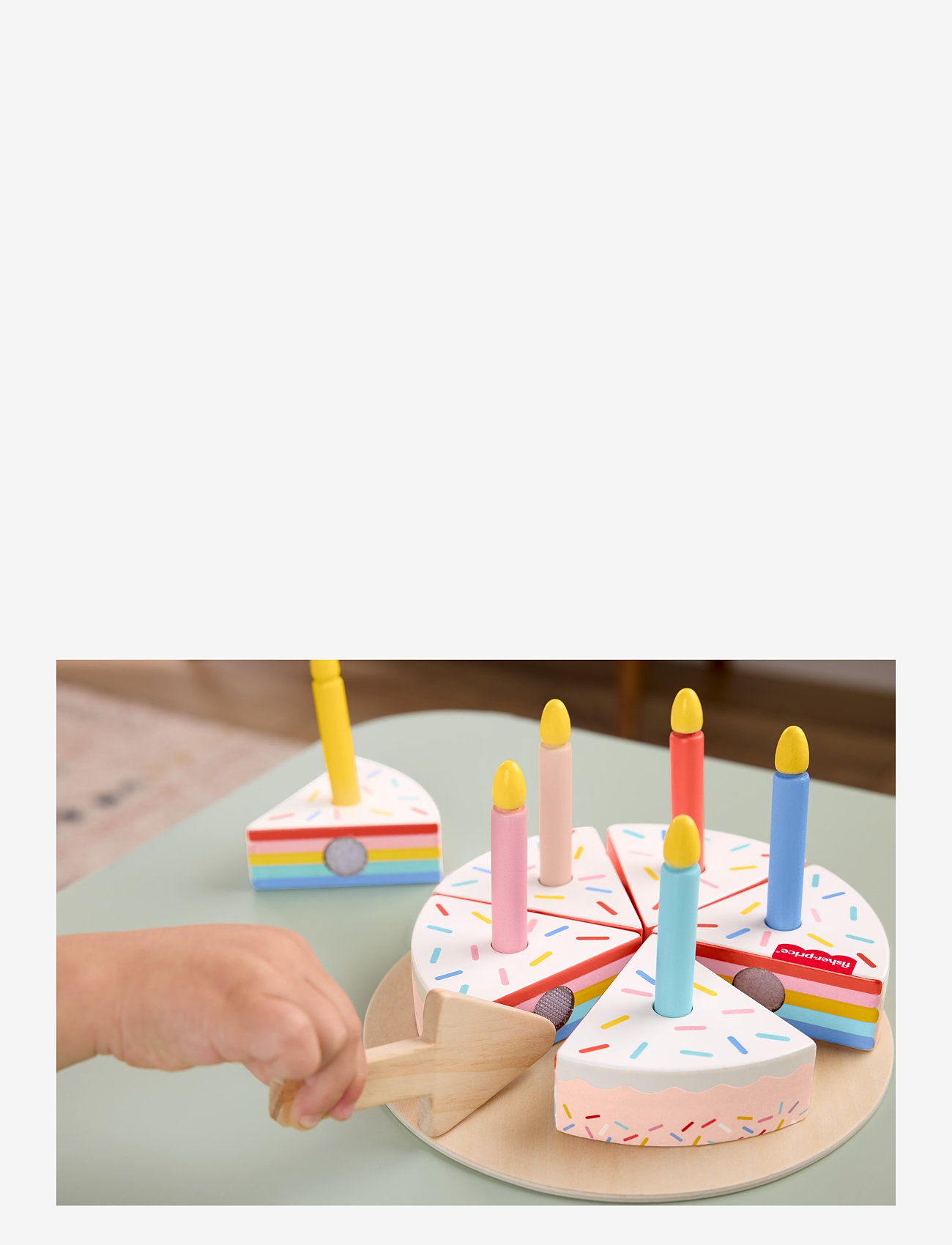 Fisher-Price - WOODEN CAKE - julegaver under 300kr - multi color - 1