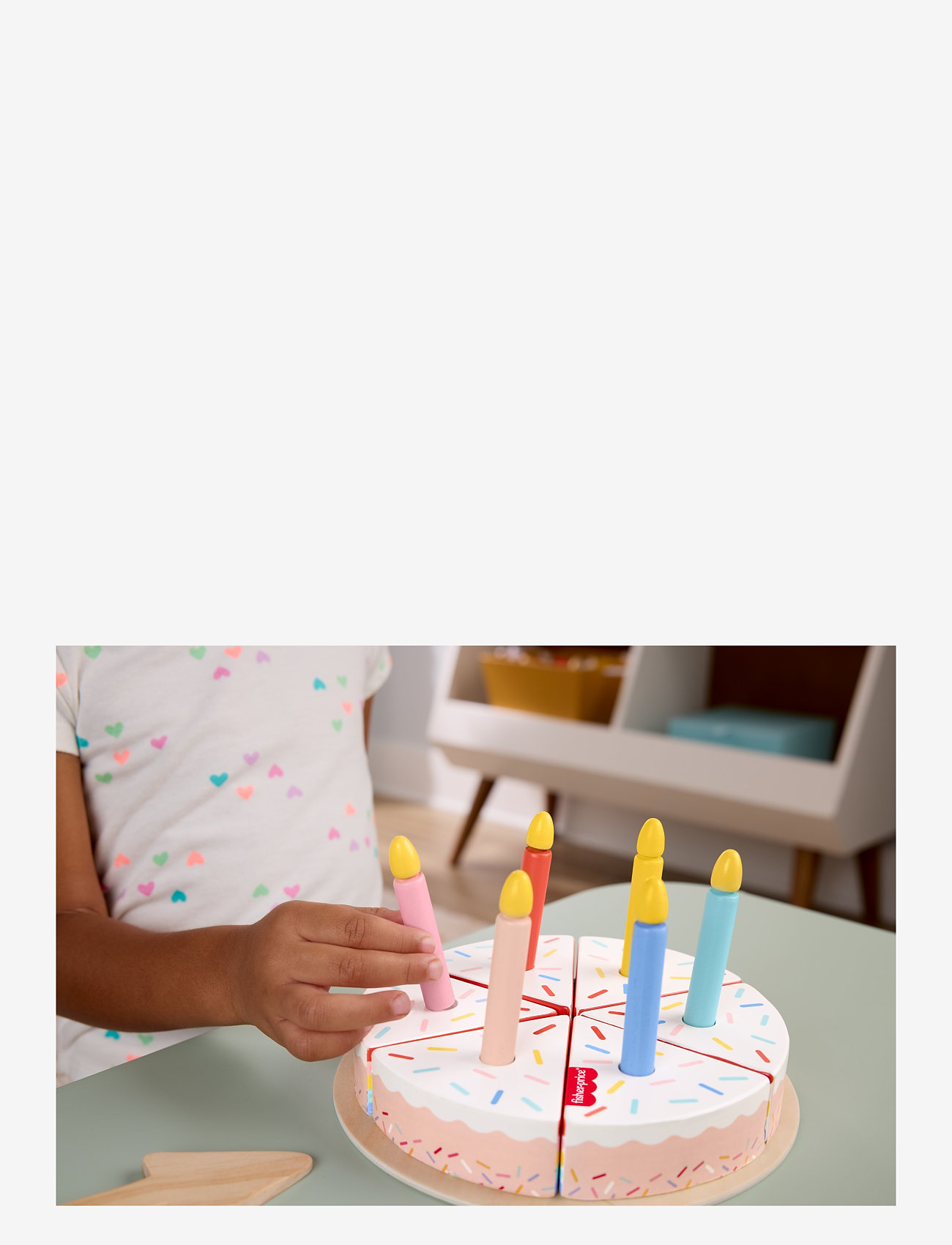 Fisher-Price - WOODEN CAKE - julegaver under 300kr - multi color - 2