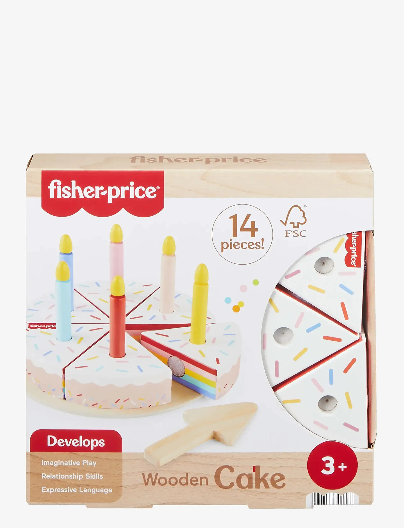 Fisher-Price - WOODEN CAKE - julegaver under 300kr - multi color - 5