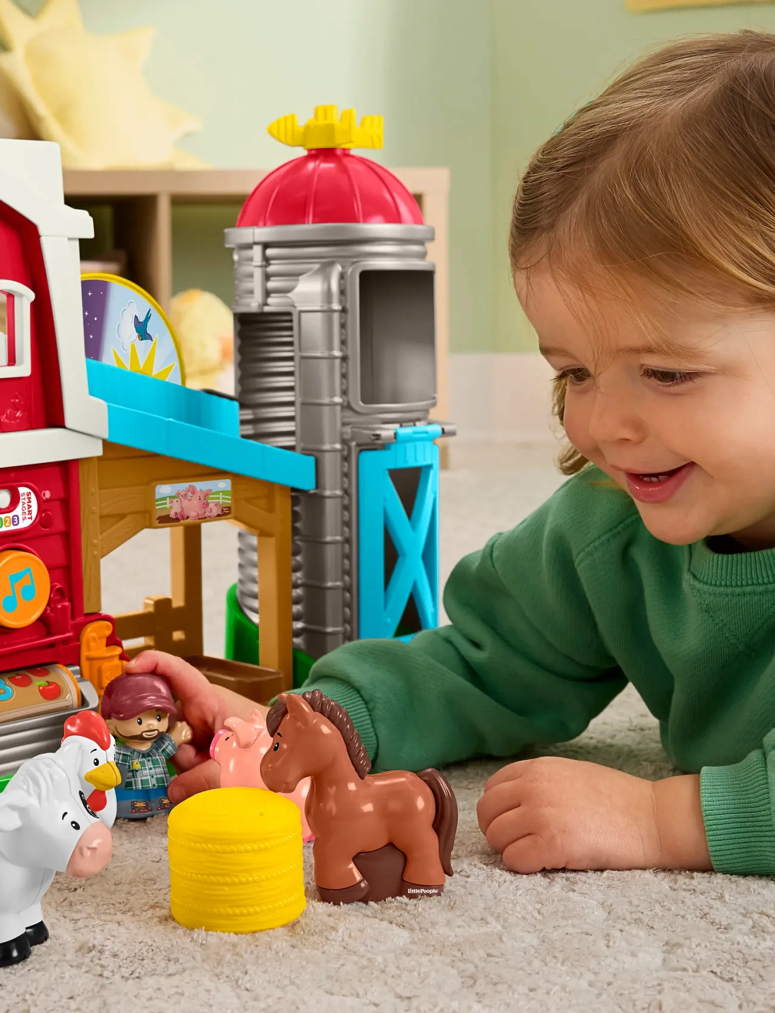 Fisher-Price Little People Lp Farm Restage, Børn, Play Sæt, Multi/mønstret, Str: ONE SIZE
