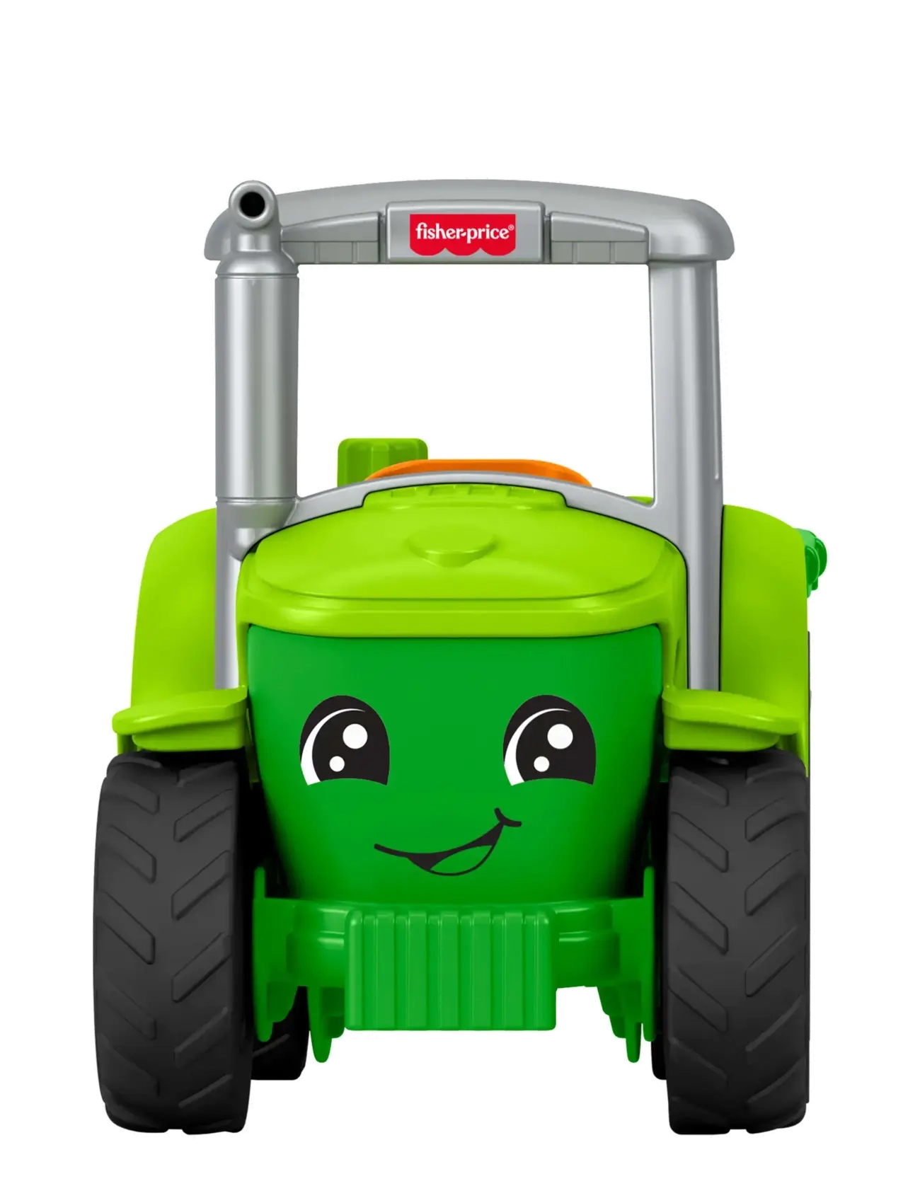 Fisher-Price - Little People Push & Play Tractor, Musical Toy Farm Vehicle & 2 Figures for Toddlers - traktorer - multi color - 3