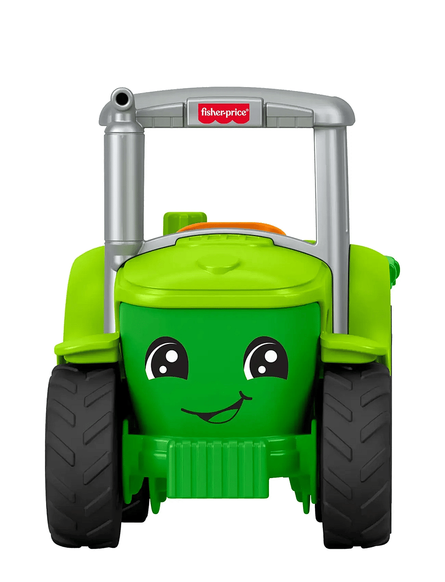 Fisher-Price - Little People Push & Play Tractor, Musical Toy Farm Vehicle & 2 Figures for Toddlers - traktoren - multi color - 3