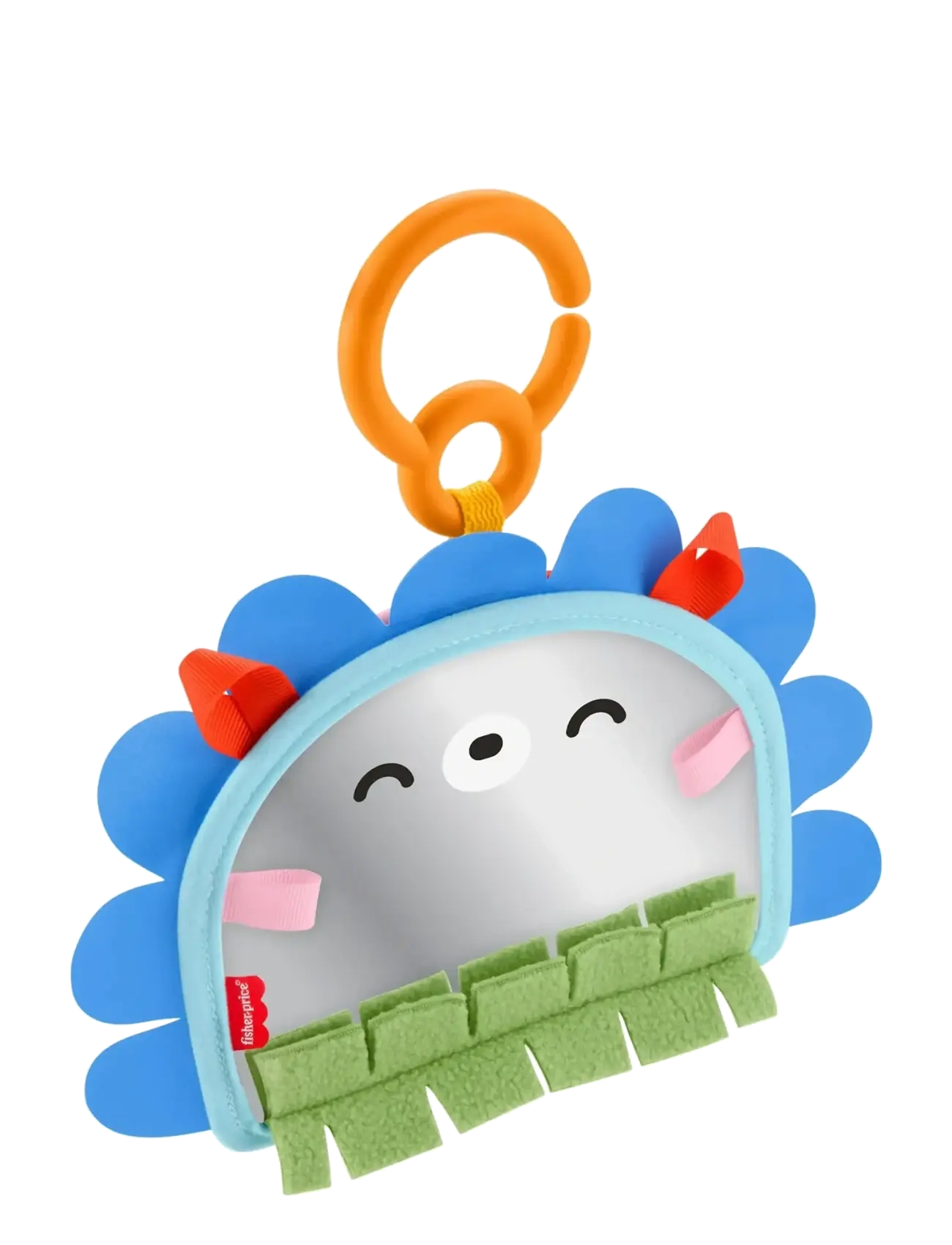 Fisher-Price Prop 'N Go Portable Mirror Baby Tummy Time Sensory Activity Toy For Newborns, One Size, Multi/patterned, Baby Legetøj > Rattles, Børn