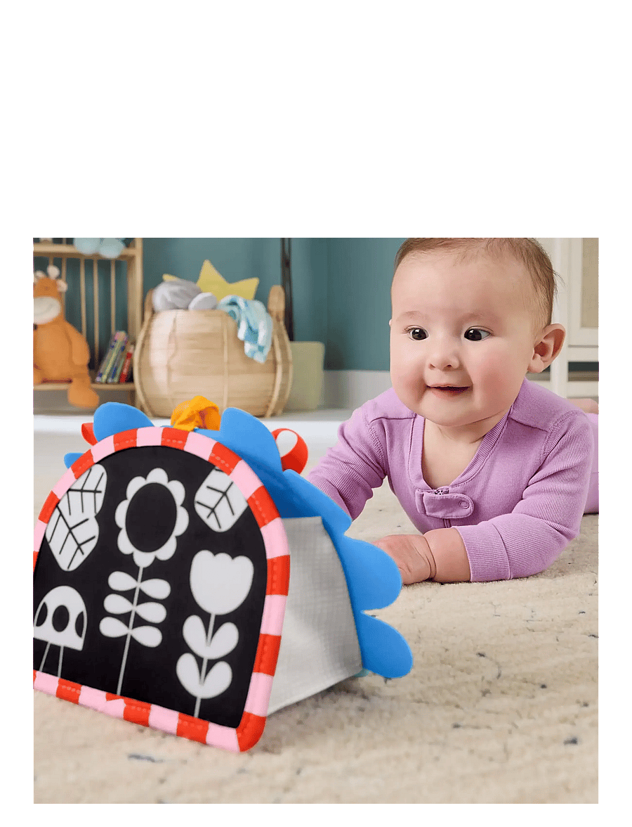 Fisher-Price - Prop 'n Go Portable Mirror Baby Tummy Time Sensory Activity Toy for Newborns - rangler - multicolor - 3