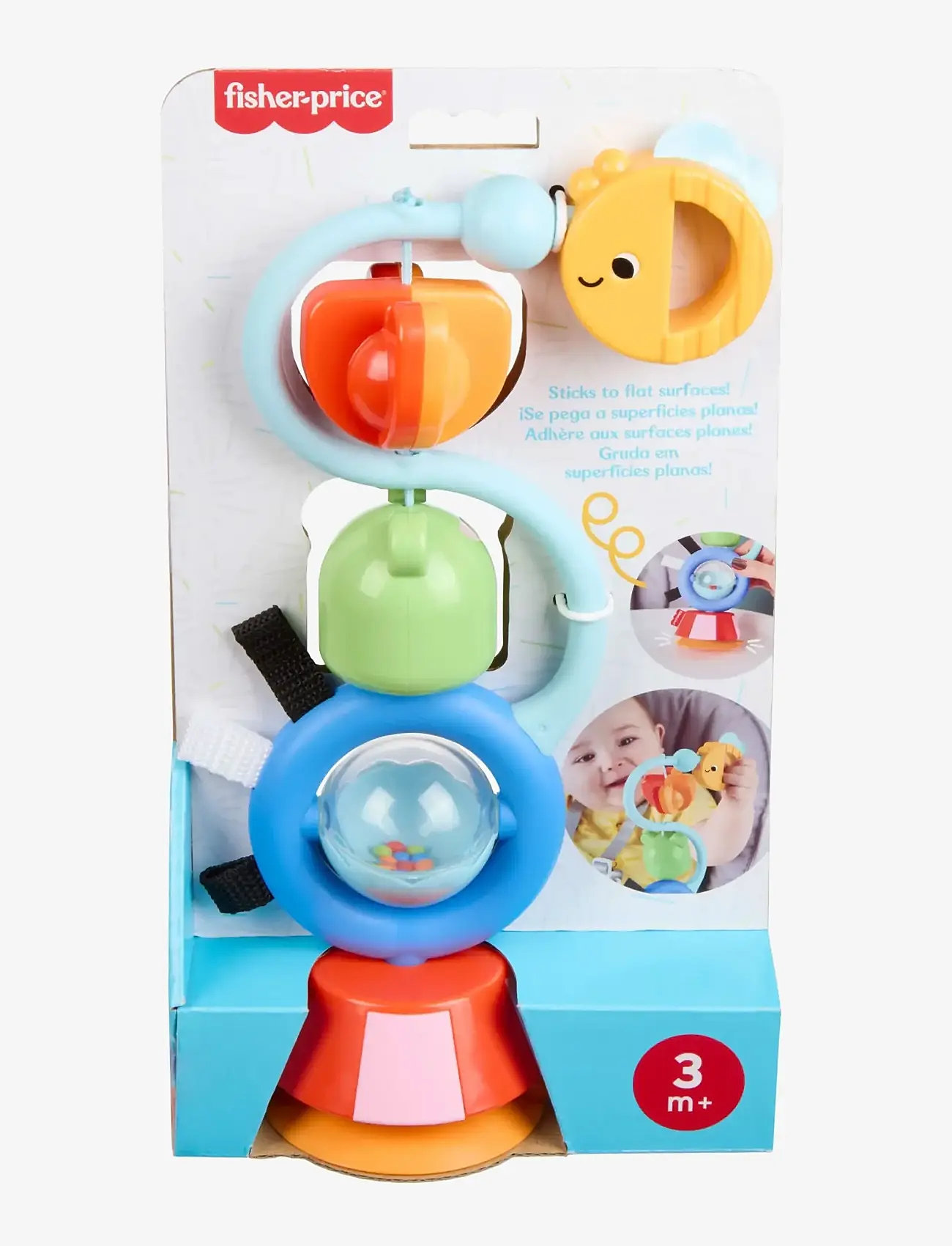 Fisher-Price - Fisher-Price Balanced Beginnings Suction Cup Toy - stapelbare blokk - multicolor - 2