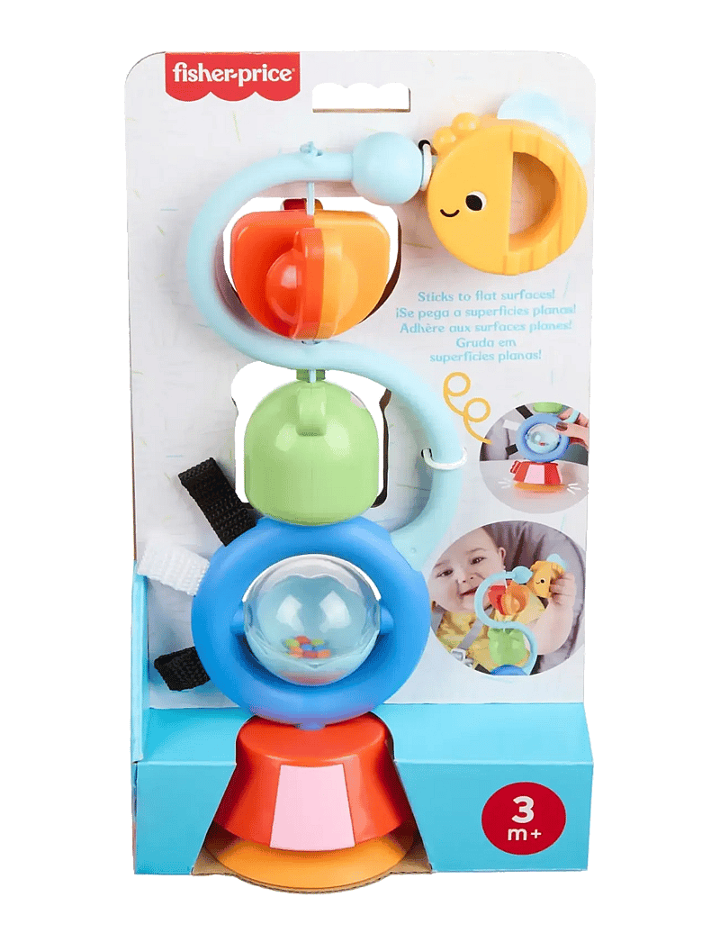 Fisher-Price - Sensory Sounds High Chair Toy, Tray Activity for Baby Ages 3+ Months - torniklotsid - multicolor - 2
