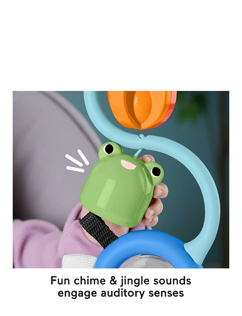 Fisher-Price - Sensory Sounds High Chair Toy, Tray Activity for Baby Ages 3+ Months - torniklotsid - multicolor - 4