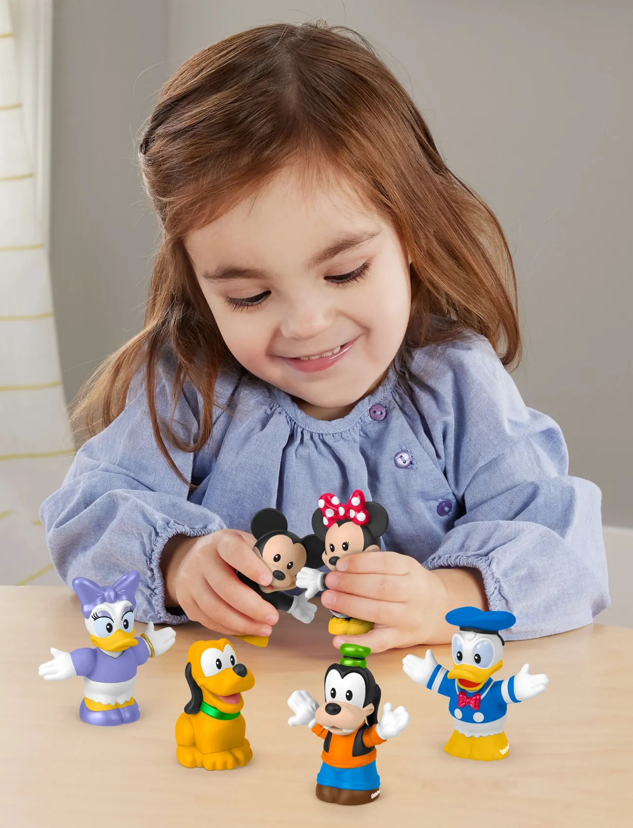 Fisher-Price Jhd08 | Lp Mickey & Friends 6Pk Rework F25, One Size, Multi/patterned, Legesæt Og Actionfigurer > Film- Og Eventyrfigurer, Børn