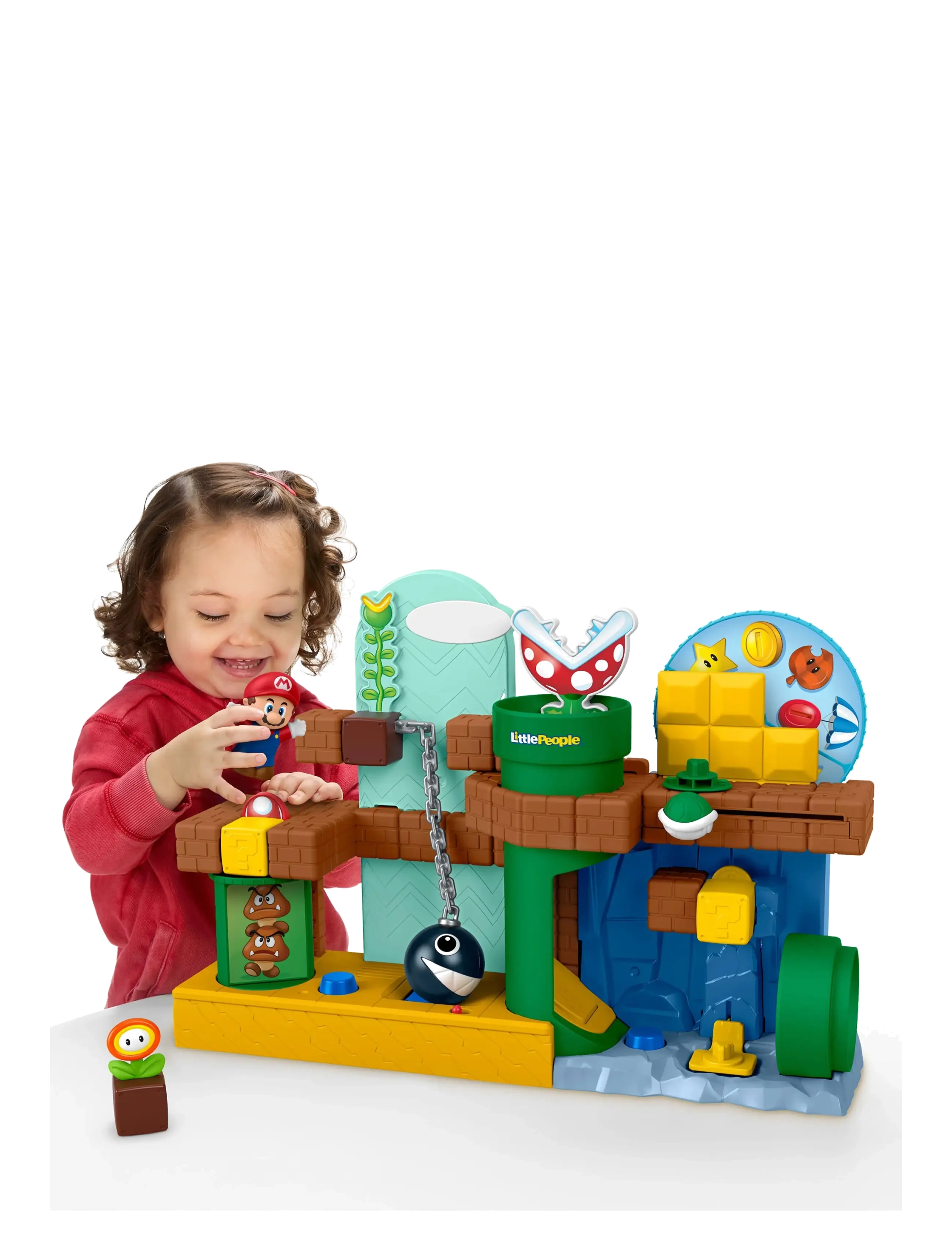 Fisher-Price Little People My Mario Mario's Adventure Playset, One Size, Playsets & Action Figures, Mehrfarbig/gemustert - Play Sets, Kinder