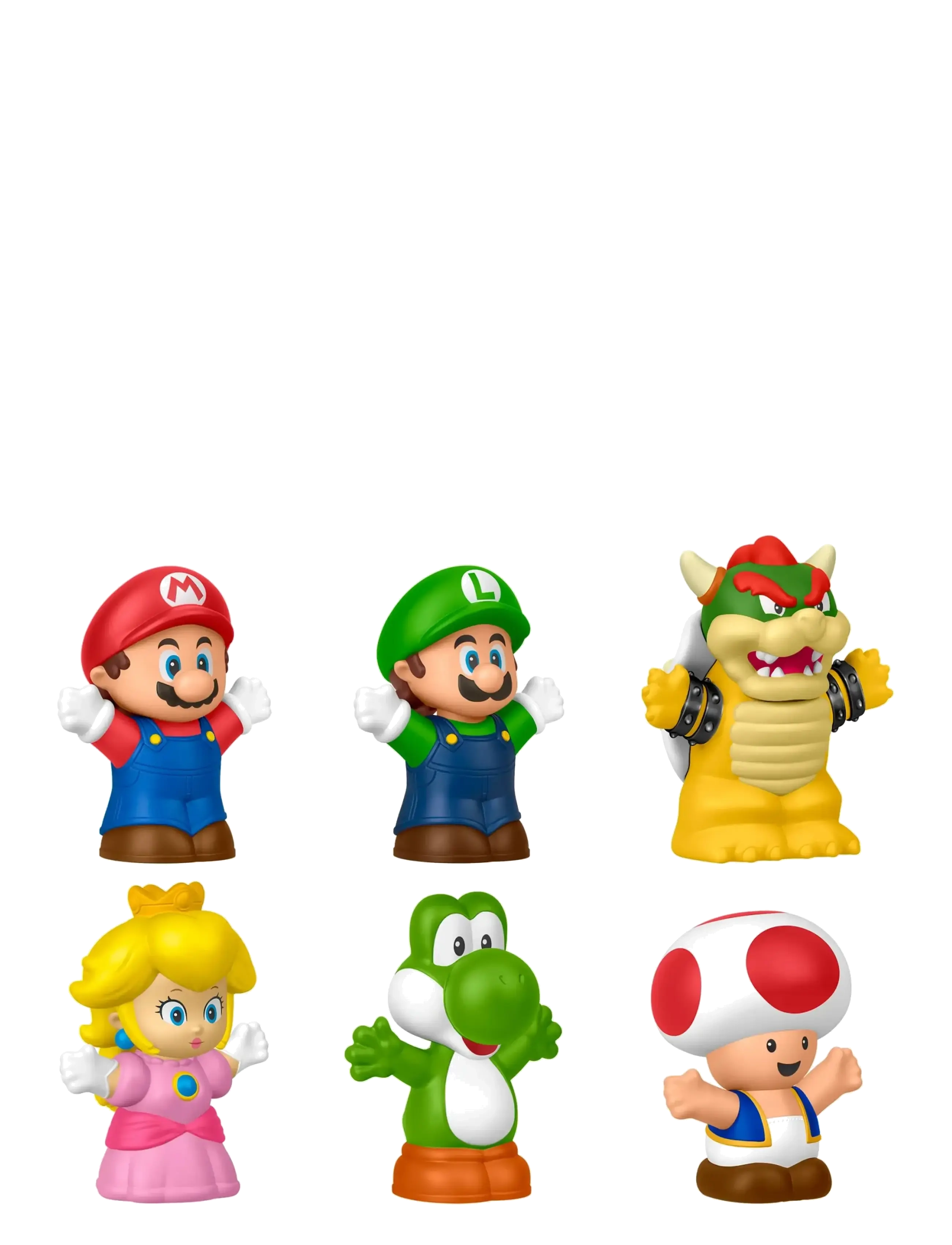 Fisher-Price Little People My Mario Figure 6-Pack Toy Set for Toddlers & Kids - Inspiration - MULTICOLOR / multi