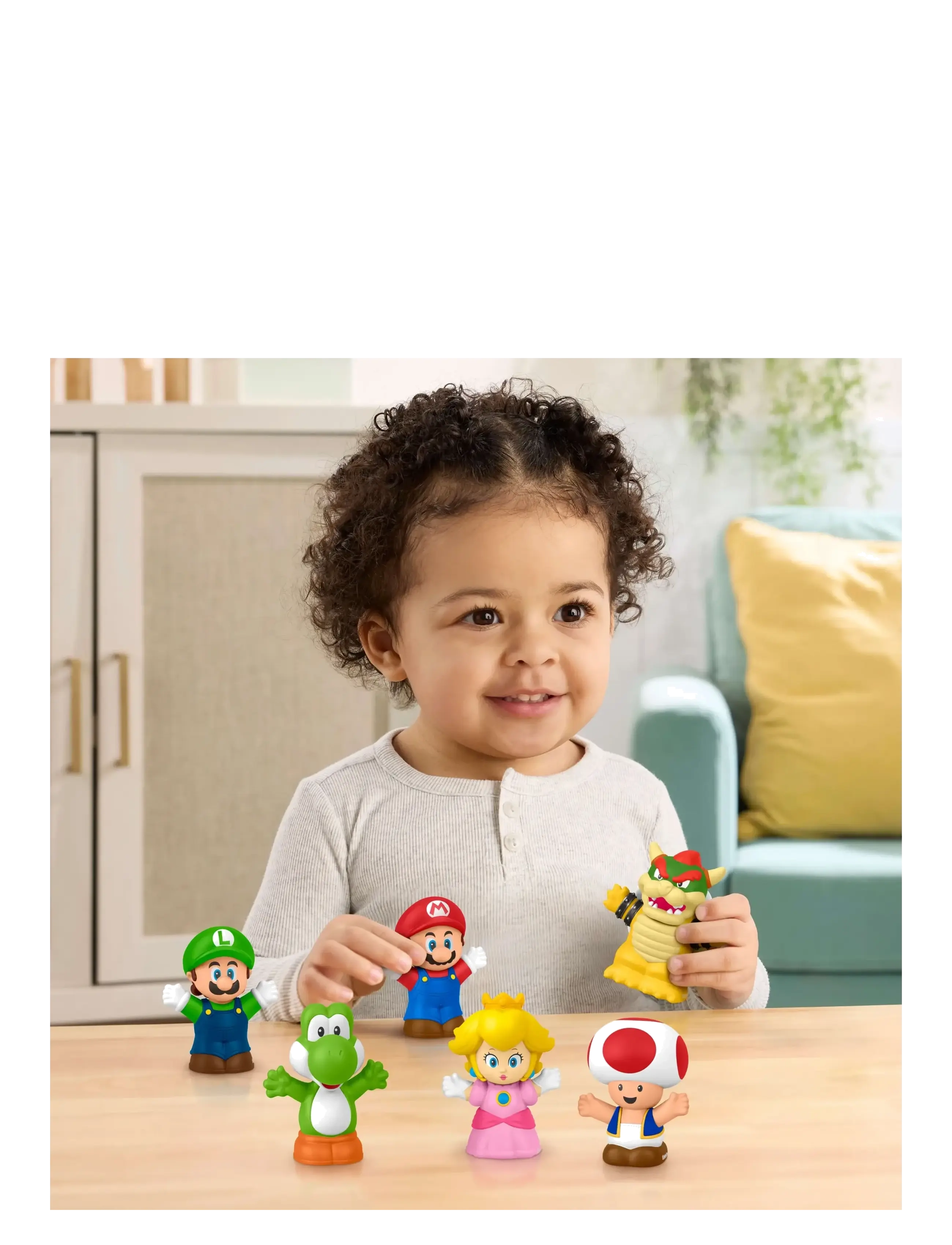 Fisher-Price - Little People My Mario Figure 6-Pack Toy Set for Toddlers & Kids - film- & eventyrsfigurer - multicolor - 1