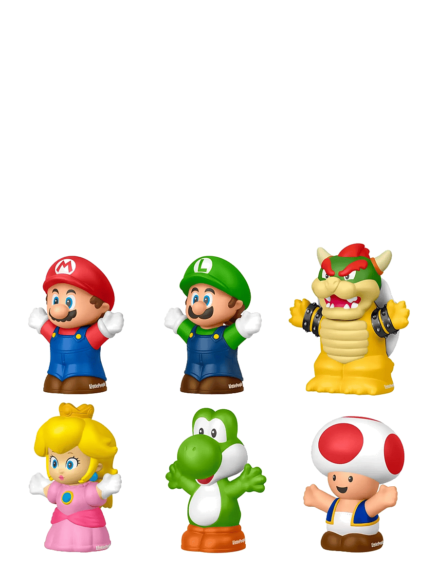 Fisher-Price - Little People My Mario Figure 6-Pack Toy Set for Toddlers & Kids - film- & märchenfiguren - multicolor - 2