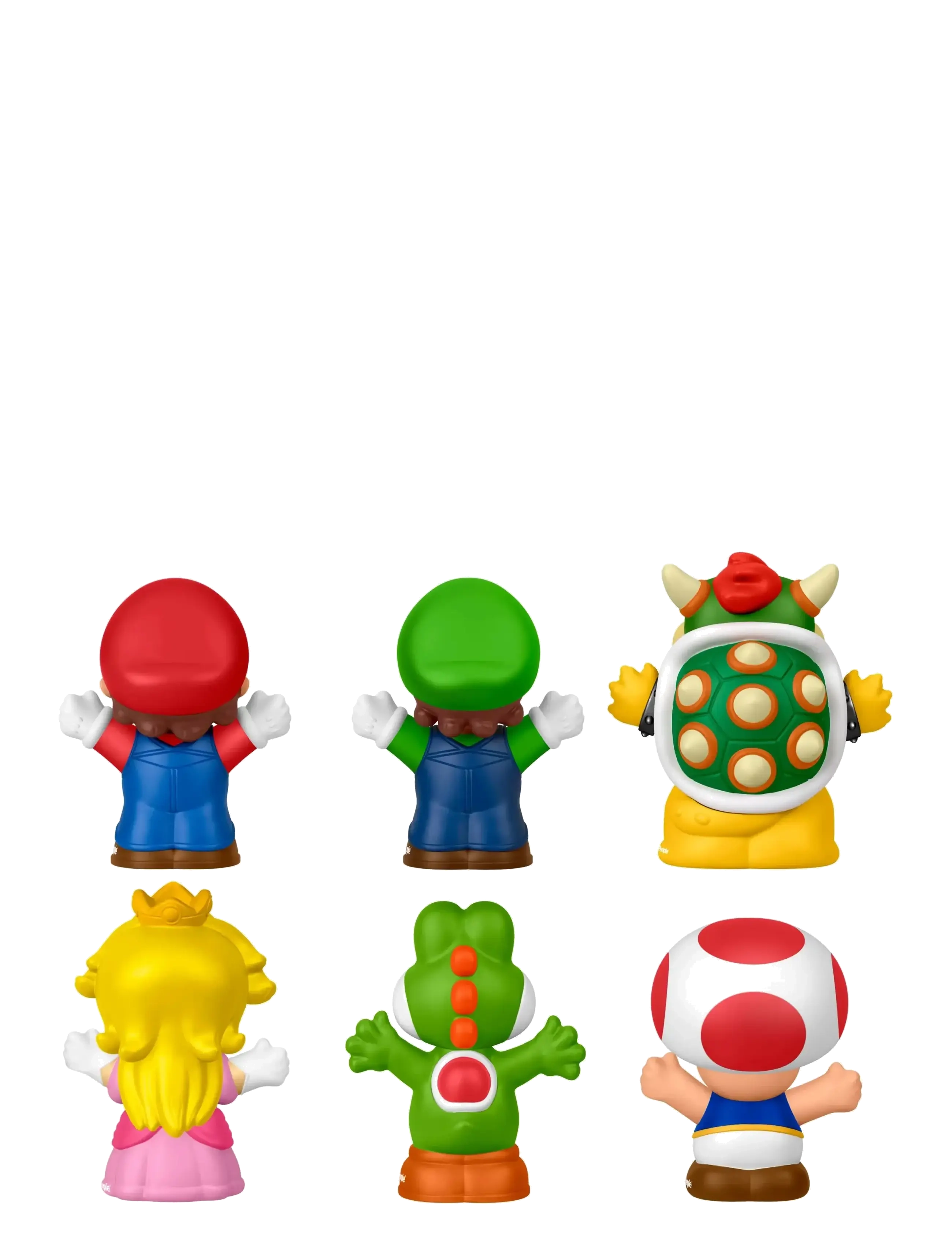 Fisher-Price - Little People My Mario Figure 6-Pack Toy Set for Toddlers & Kids - film- & eventyrsfigurer - multicolor - 4