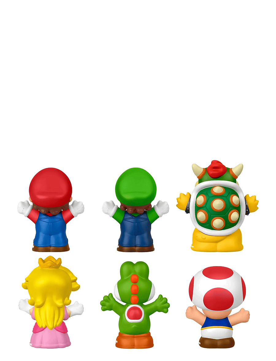 Fisher-Price - Little People My Mario Figure 6-Pack Toy Set for Toddlers & Kids - film- & märchenfiguren - multicolor - 4