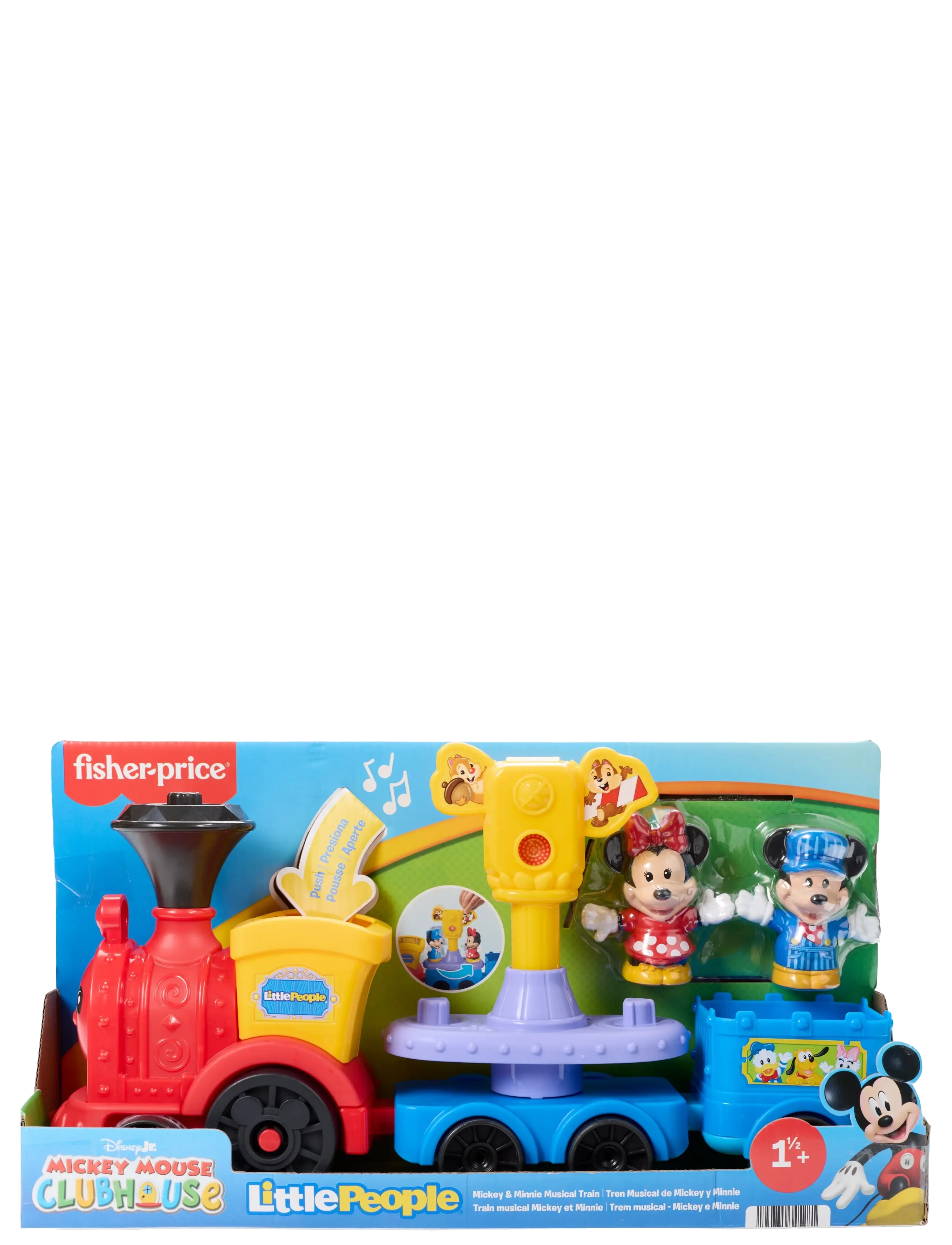 Fisher-Price - DISNEY Jr Fisher-Price Mickey & Minnie Musical Train by Little People - trains - multicolor - 2
