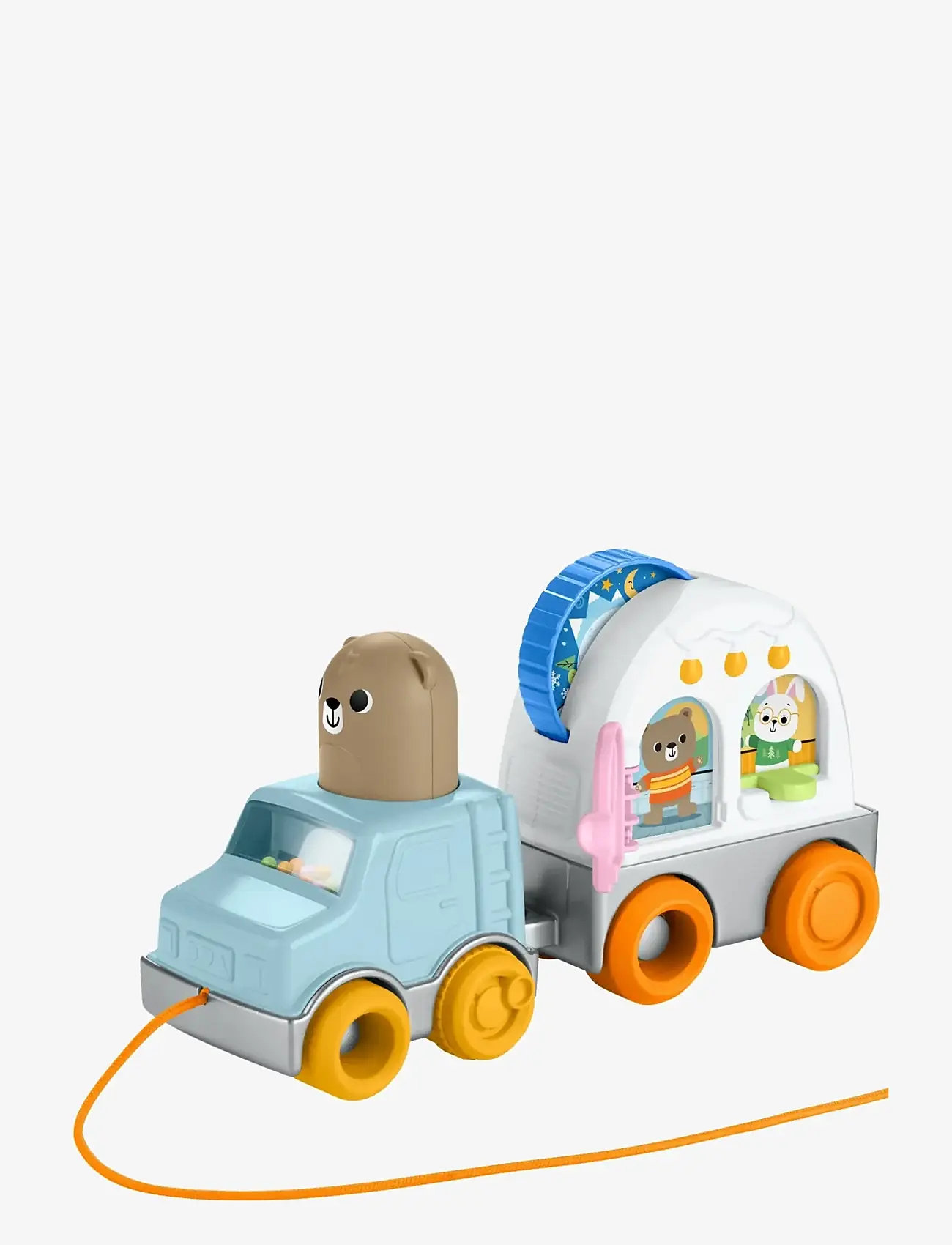 Fisher-Price - Friendship Forest Pull-Along Camper Vehicle Baby & Toddler Activity Toy - pull along toys - multicolor - 1