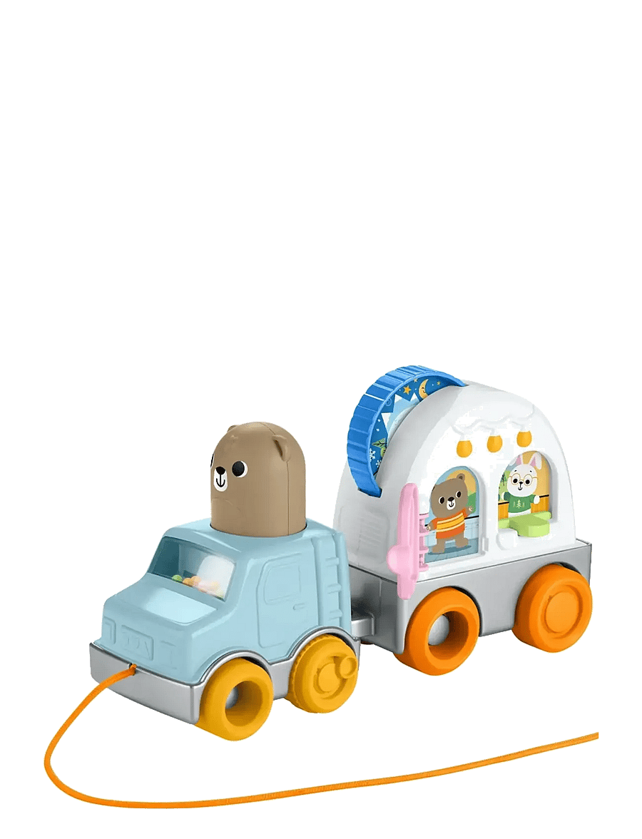 Fisher-Price - Friendship Forest Pull-Along Camper Vehicle Baby & Toddler Activity Toy - tõmmatavad mänguasjad - multicolor - 1