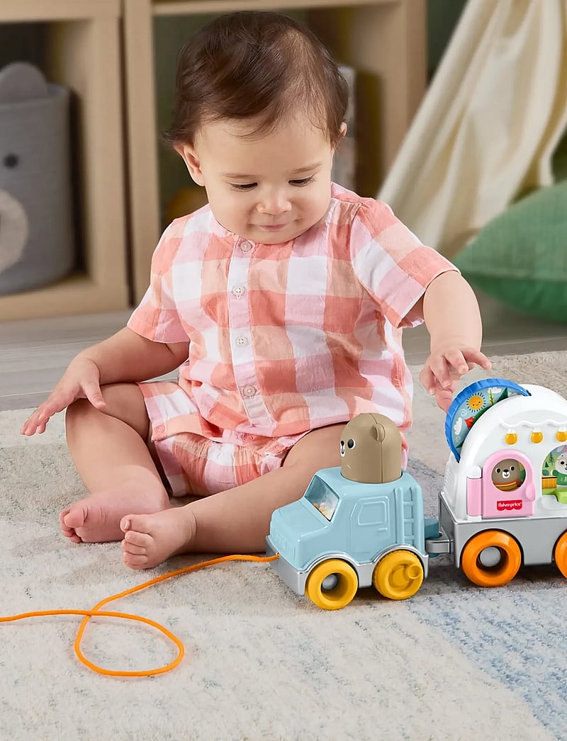 Fisher-Price - Friendship Forest Pull-Along Camper Vehicle Baby & Toddler Activity Toy - ziehspielzeug - multicolor - 0