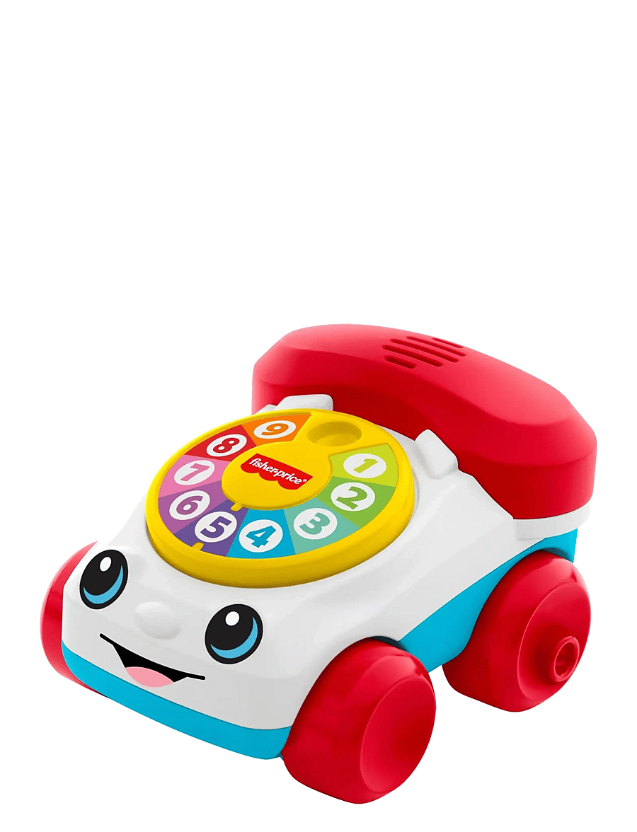 Fisher-Price - Chatter Telephone Vehicle Push-Along Toy with Sounds for Baby & Toddler - ziehspielzeug - multicolor - 0