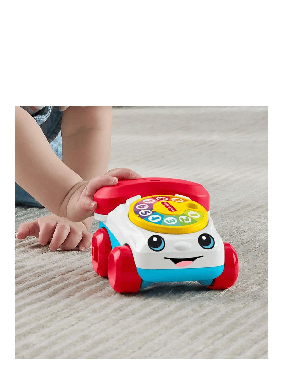 Fisher-Price - Chatter Telephone Vehicle Push-Along Toy with Sounds for Baby & Toddler - ziehspielzeug - multicolor - 2