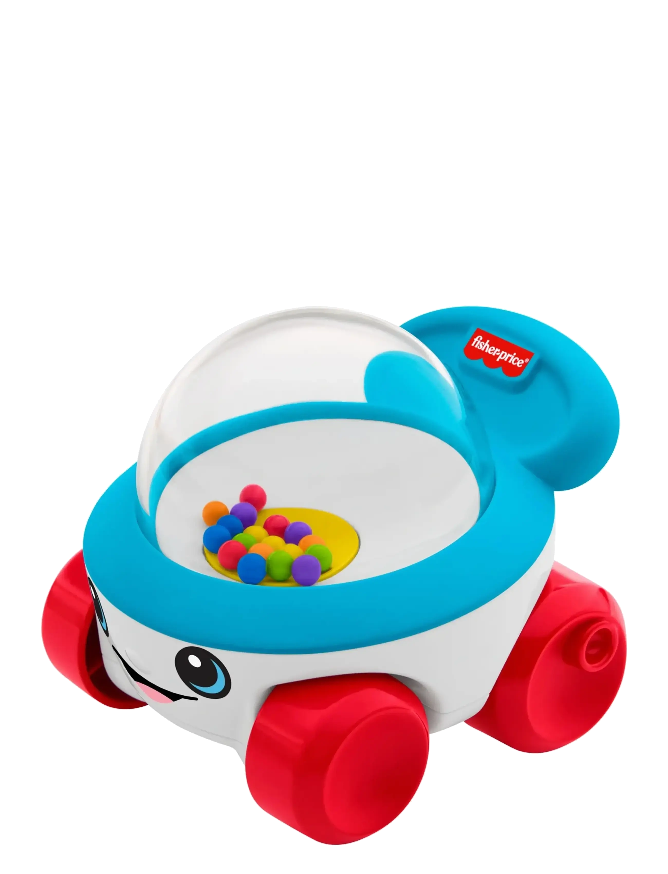 Fisher-Price Corn Popper Vehicle Push-Along Toy with Sounds for Baby & Toddler - 4 for 3 - MULTICOLOR / blue