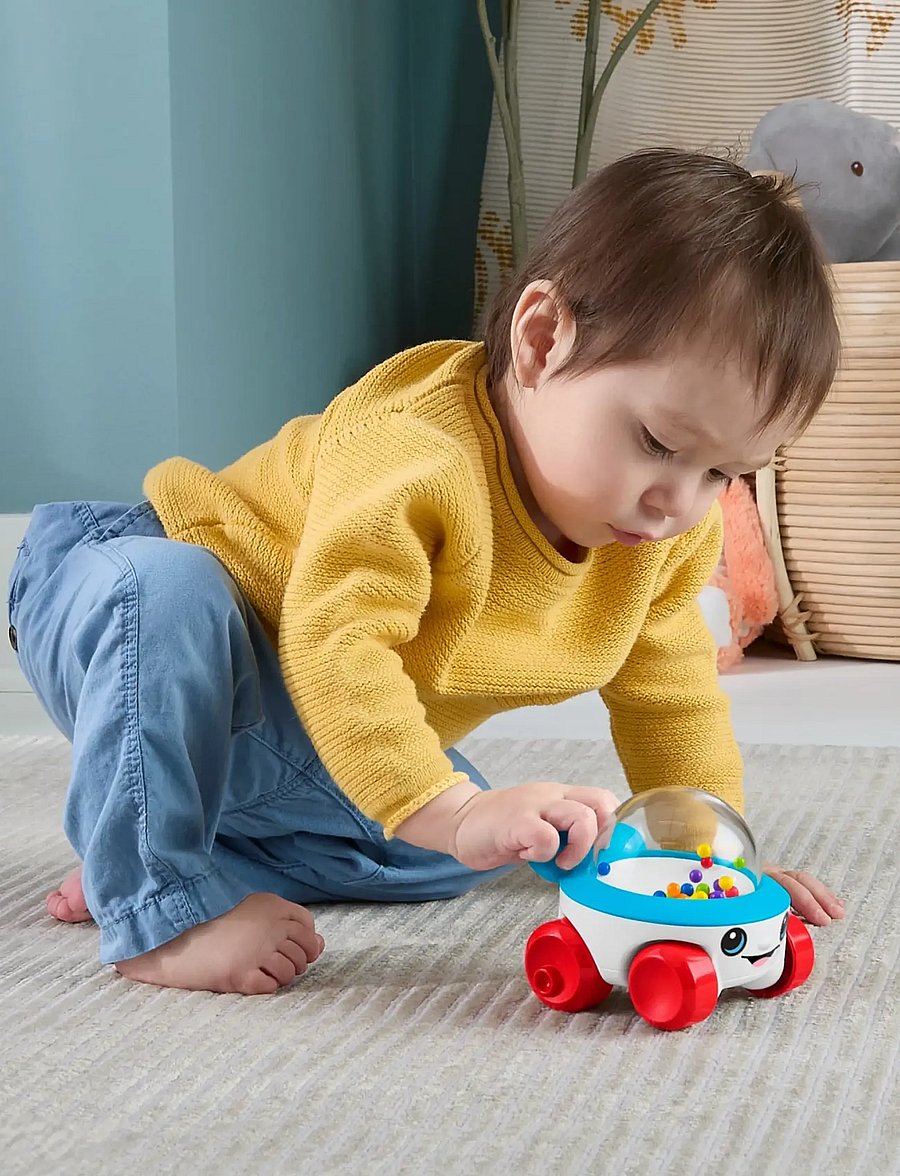 Fisher-Price - Corn Popper Vehicle Push-Along Toy with Sounds for Baby & Toddler - spielzeugautos - multicolor - 0