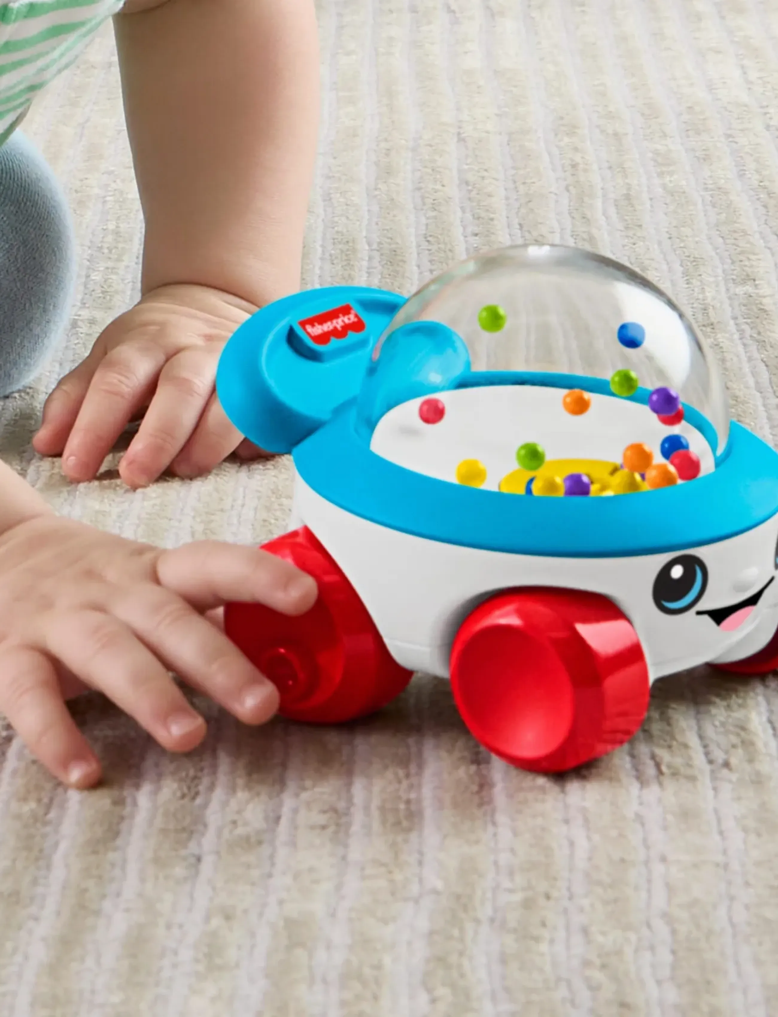 Fisher-Price - Corn Popper Vehicle Push-Along Toy with Sounds for Baby & Toddler - spielzeugautos - multicolor - 5