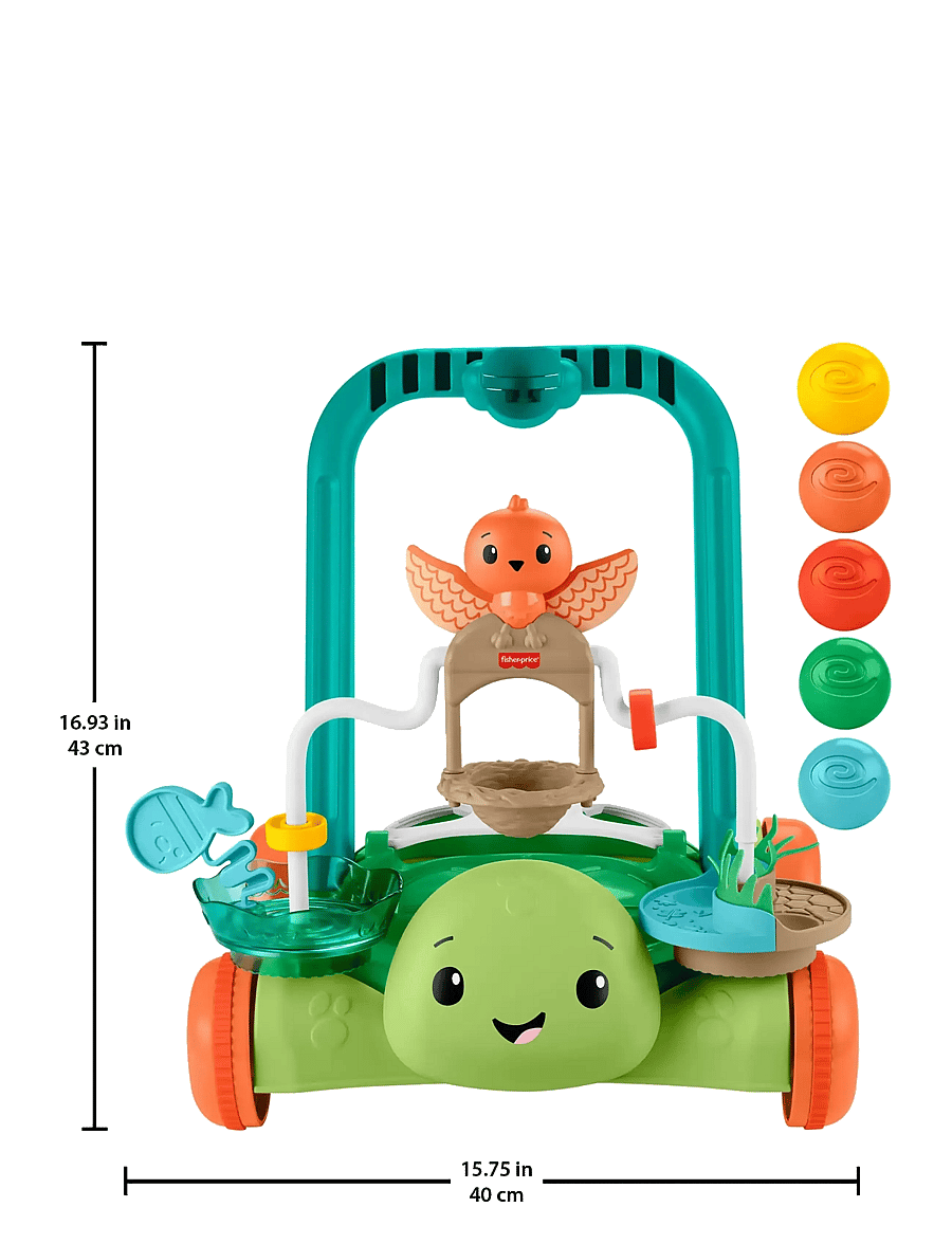 Fisher-Price - Fisher-Price® Moves with You™ Turtle Walker - lauflernhilfen - multicolor - 2