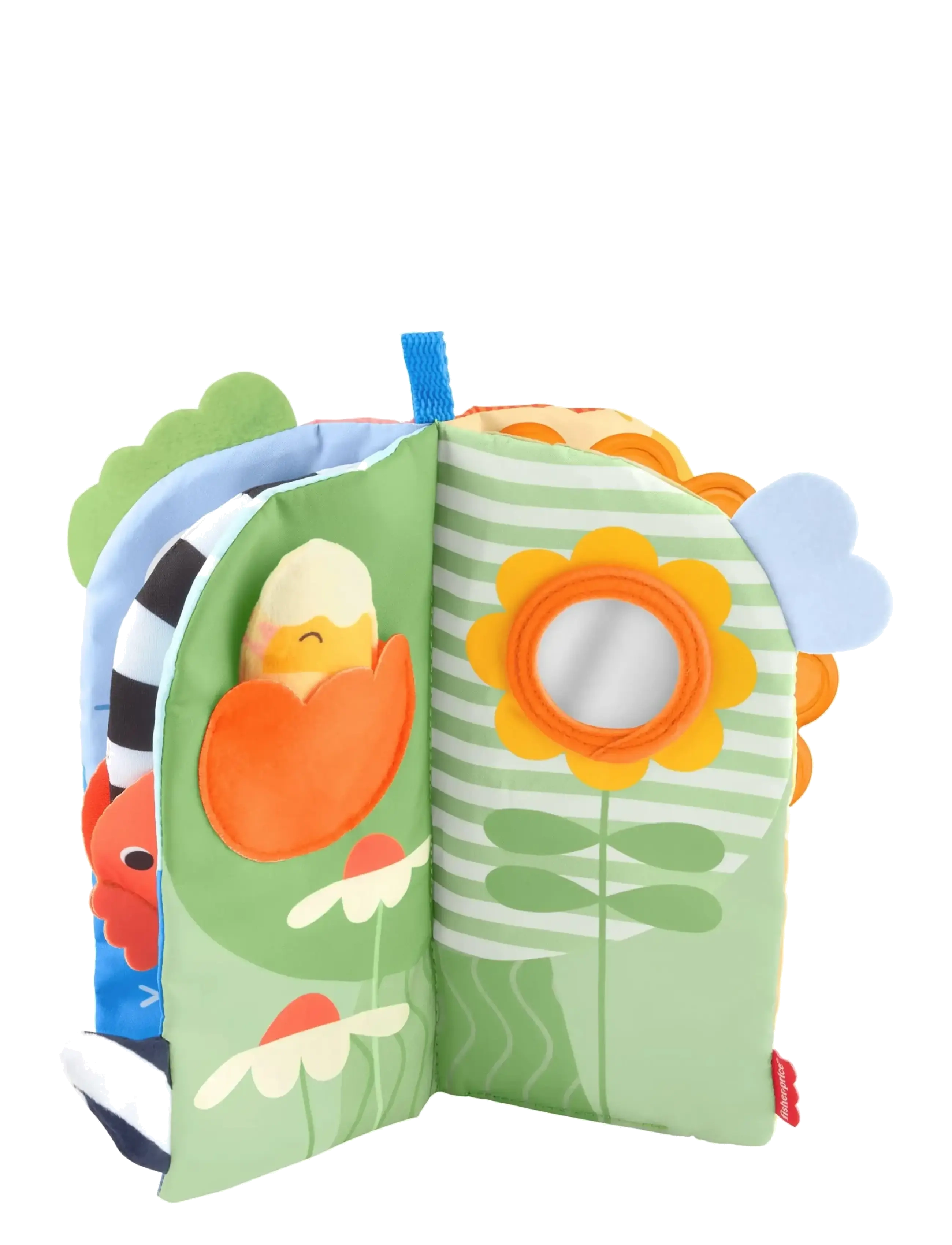 Fisher-Price Sensory Seasons Soft Book, Newborn Tummy Time Busy Activity for Baby Ages 0+ Months - Toys - MULTICOLOR / multi