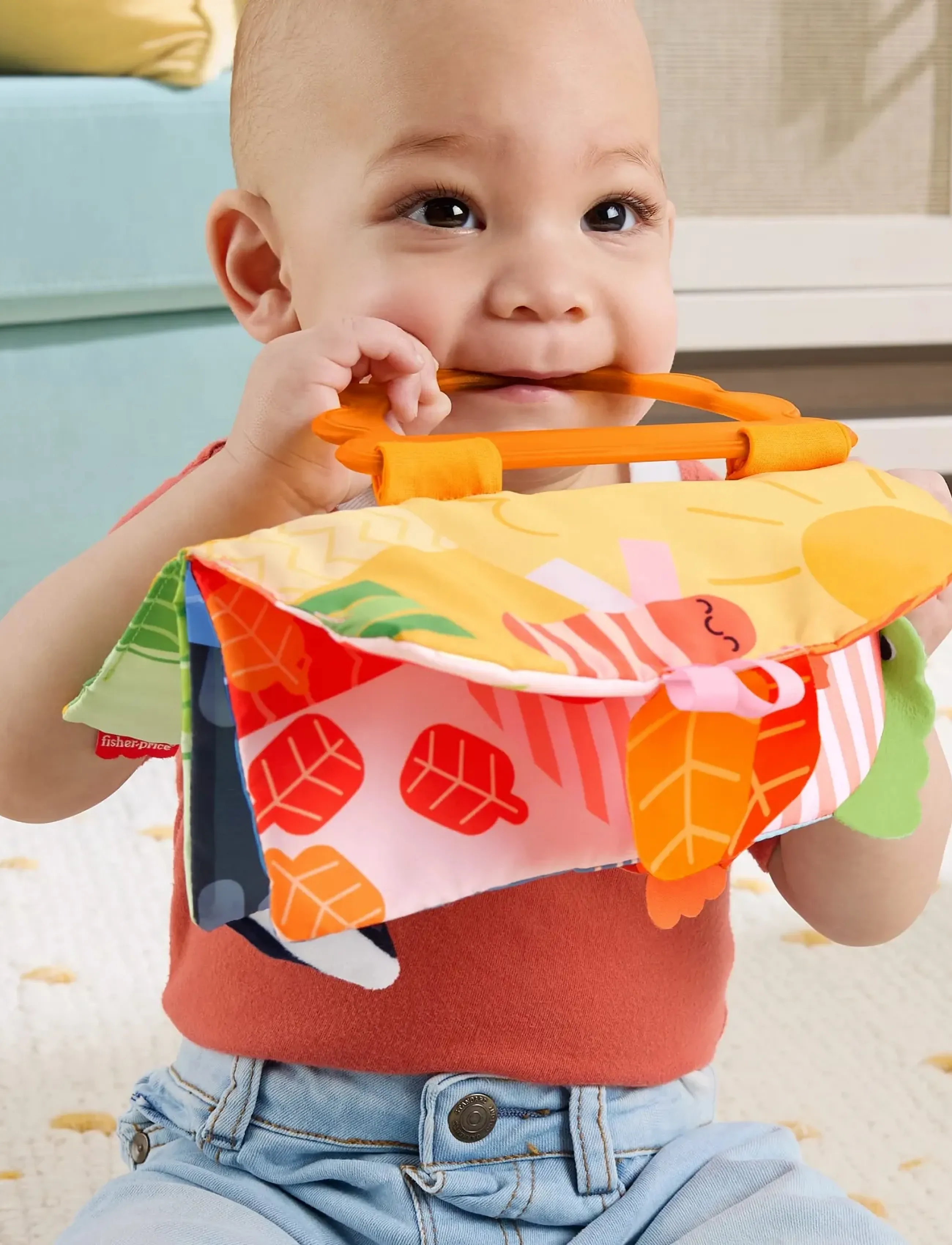 Fisher-Price Sensory Seasons Soft Book, Børn, Activity Gyms, Multi/mønstret, Str: ONE SIZE