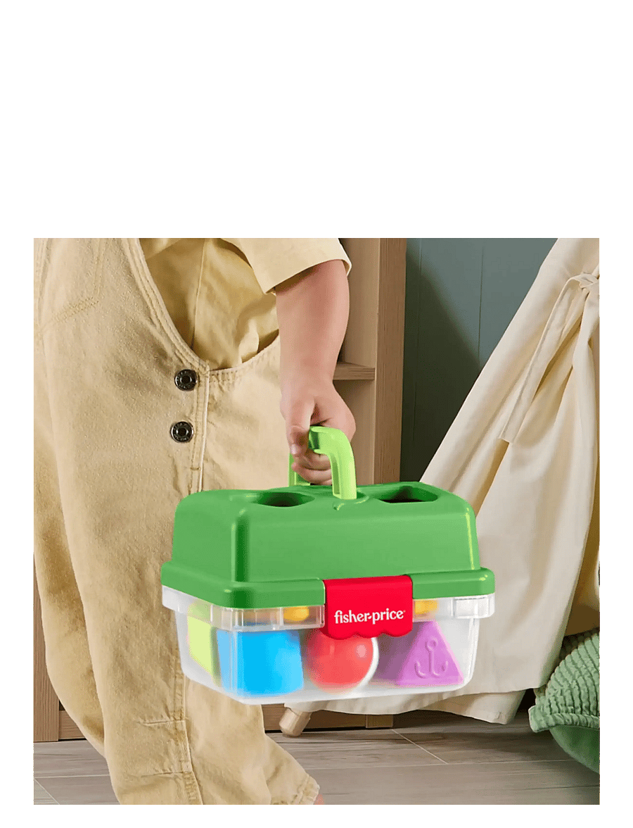 Fisher-Price - Friendship Forest Sort & Store Tackle Box Baby Toy with 6 Shape Blocks & Fishing Net - sortierspiel - multicolor - 5