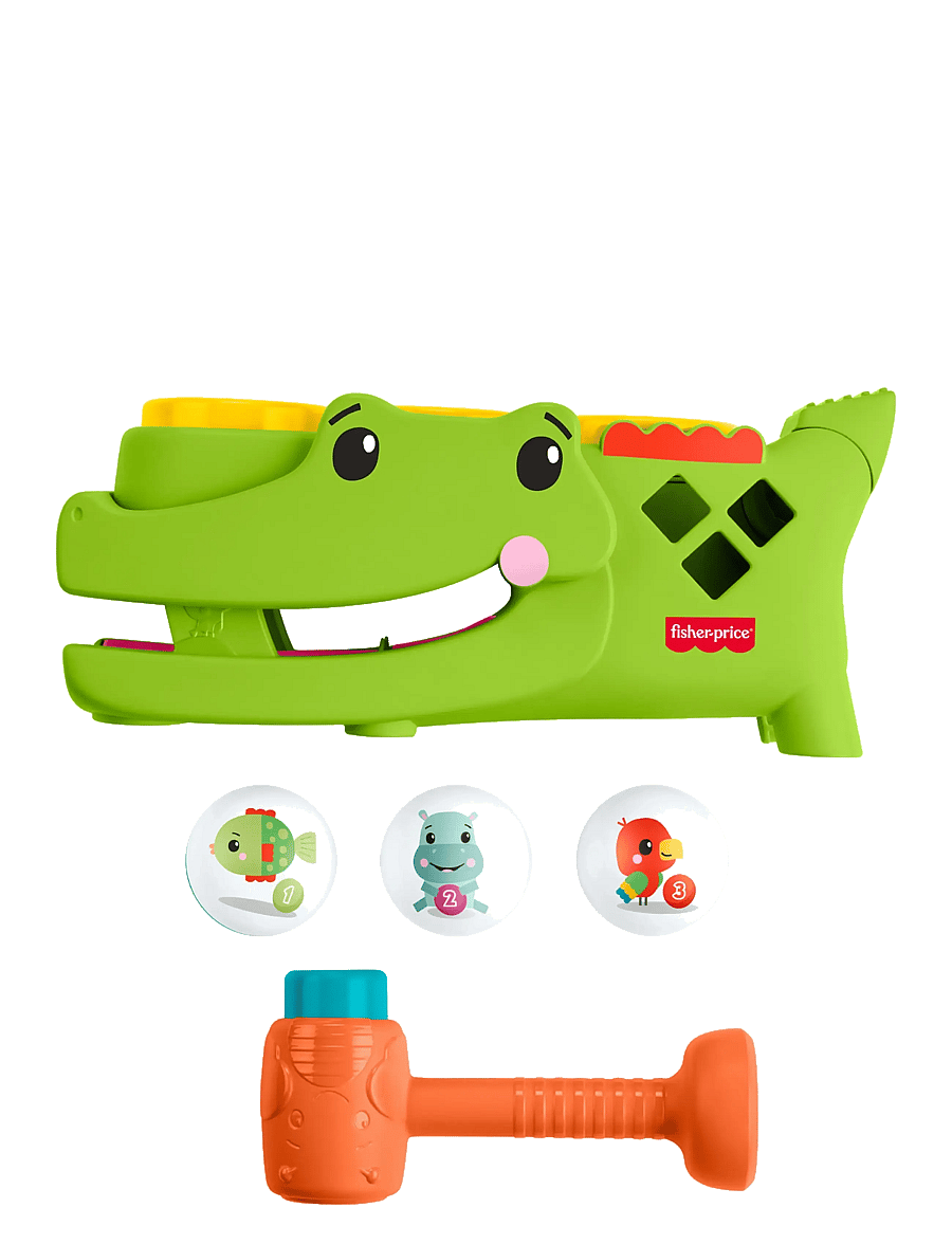 Fisher-Price - Fisher-Price Sit & Tap Rolligator - hammerbrætter - multicolor - 1