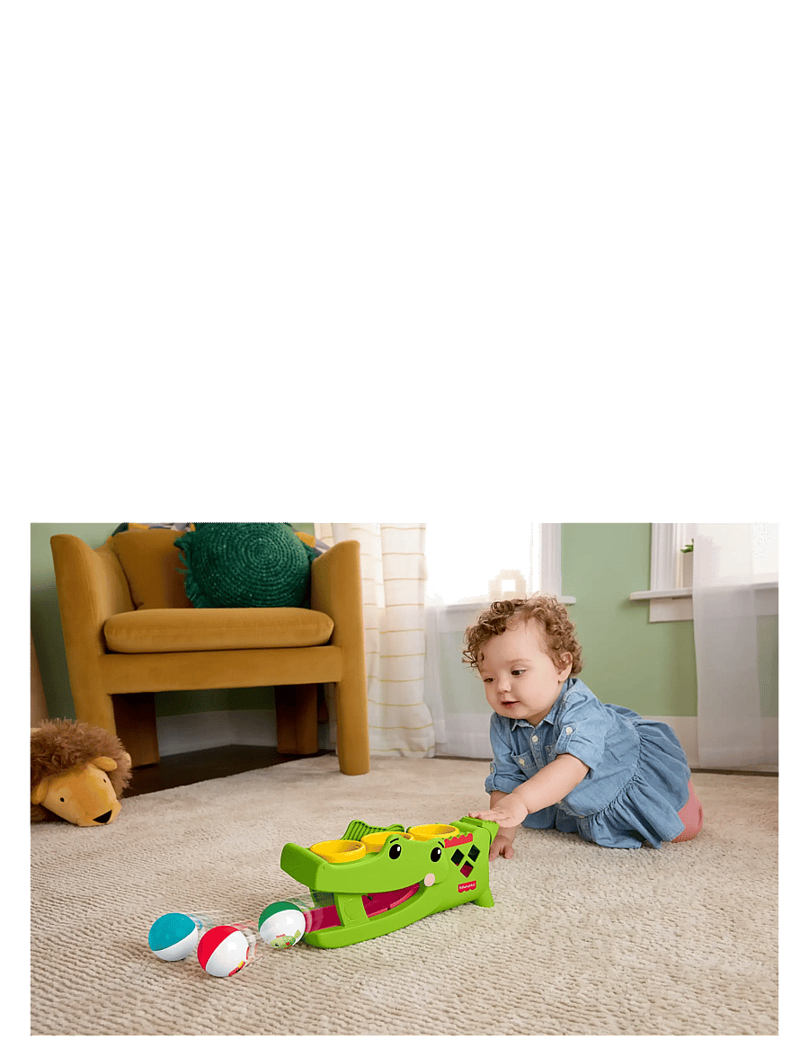 Fisher-Price - Fisher-Price Sit & Tap Rolligator - hammerbrætter - multicolor - 0