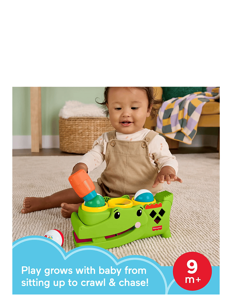 Fisher-Price - Fisher-Price Sit & Tap Rolligator - hammerbrætter - multicolor - 5