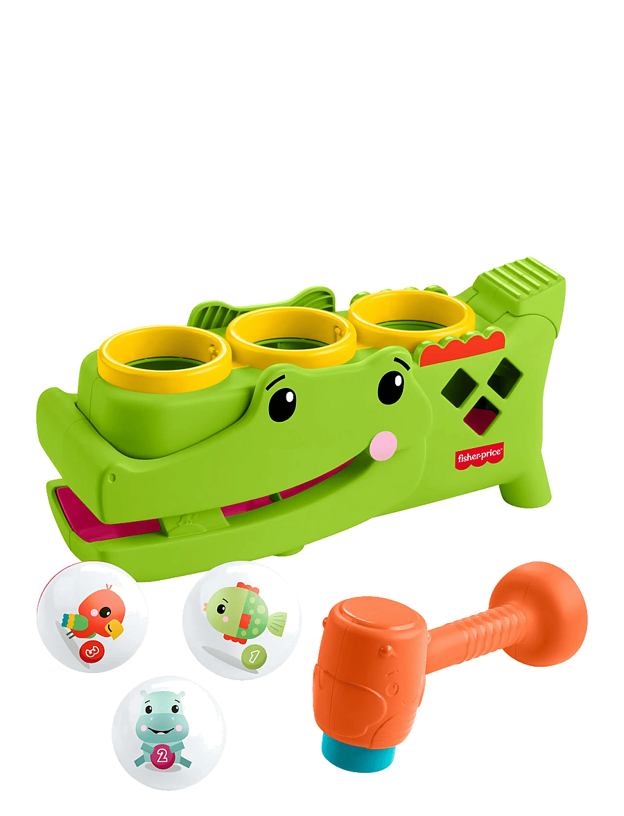Fisher-Price - Fisher-Price Sit & Tap Rolligator - hammerbrætter - multicolor - 3