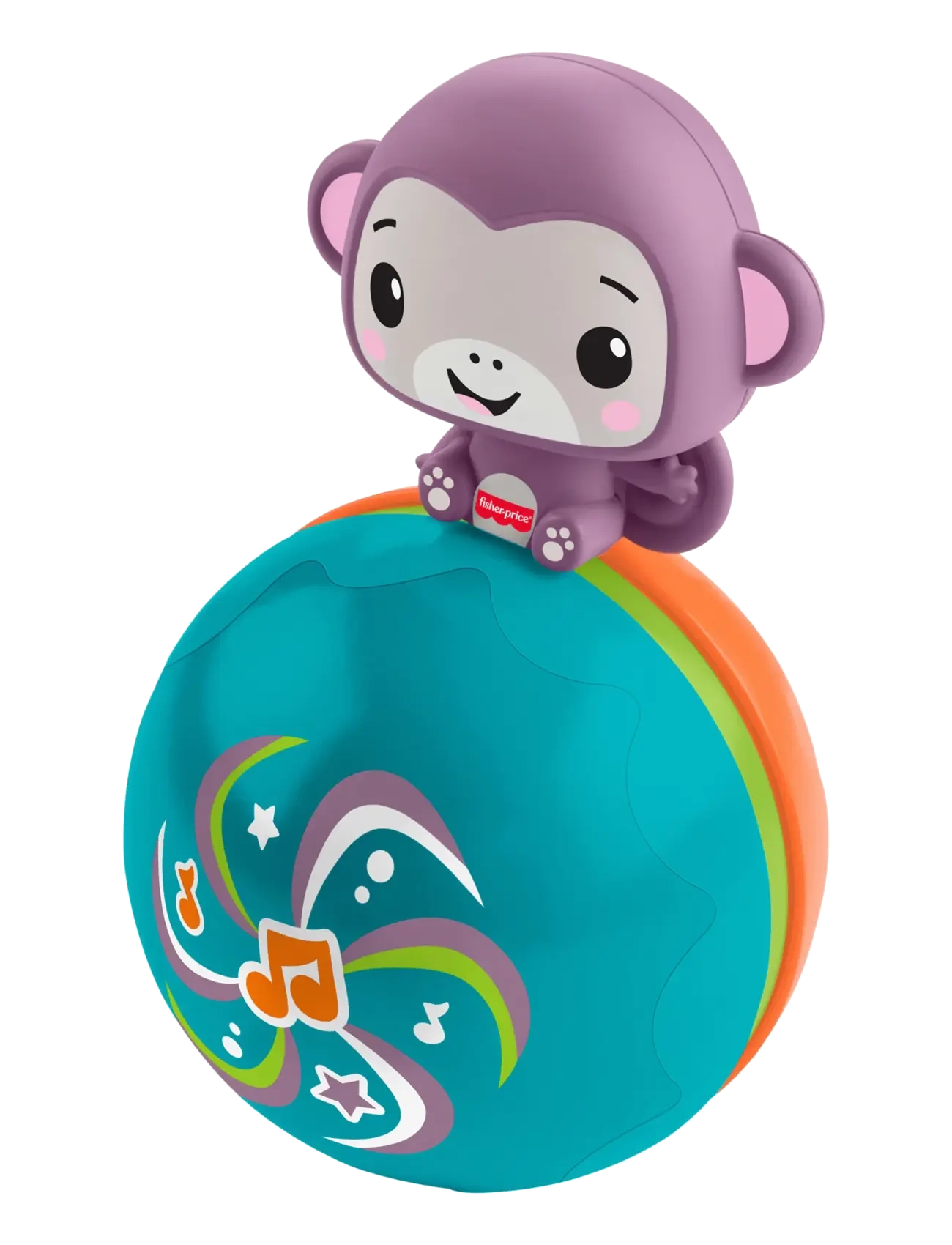 Fisher-Price Fisher-Price Crawling Musical Purple Monkey - Motorik-Spielzeug - MULTICOLOR / multi