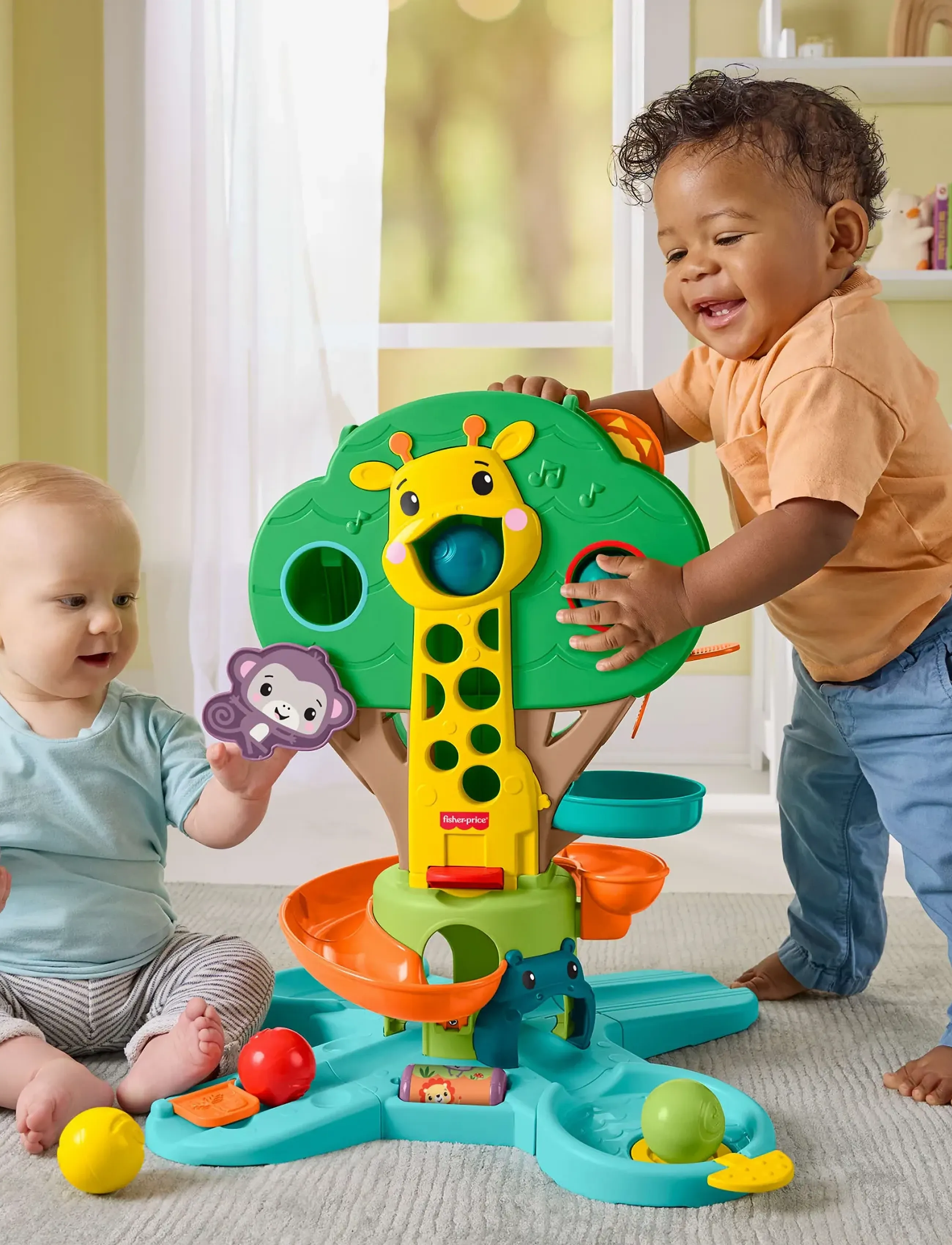 Fisher-Price - Fisher-Price® Sit-To-Stand Jungle Tree - lernspielzeug - multicolor - 2